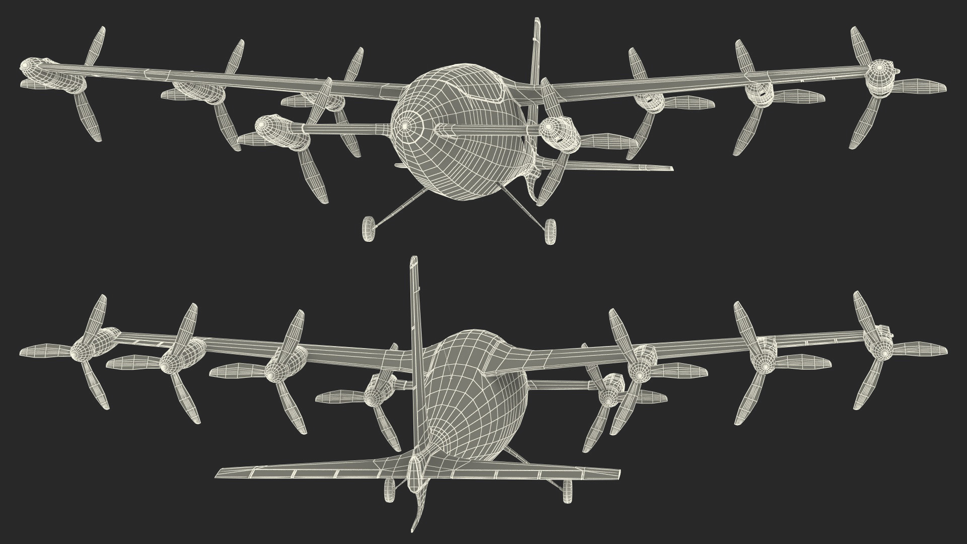 Kittyhawk Self Flying Taxi Red Rigged 3D