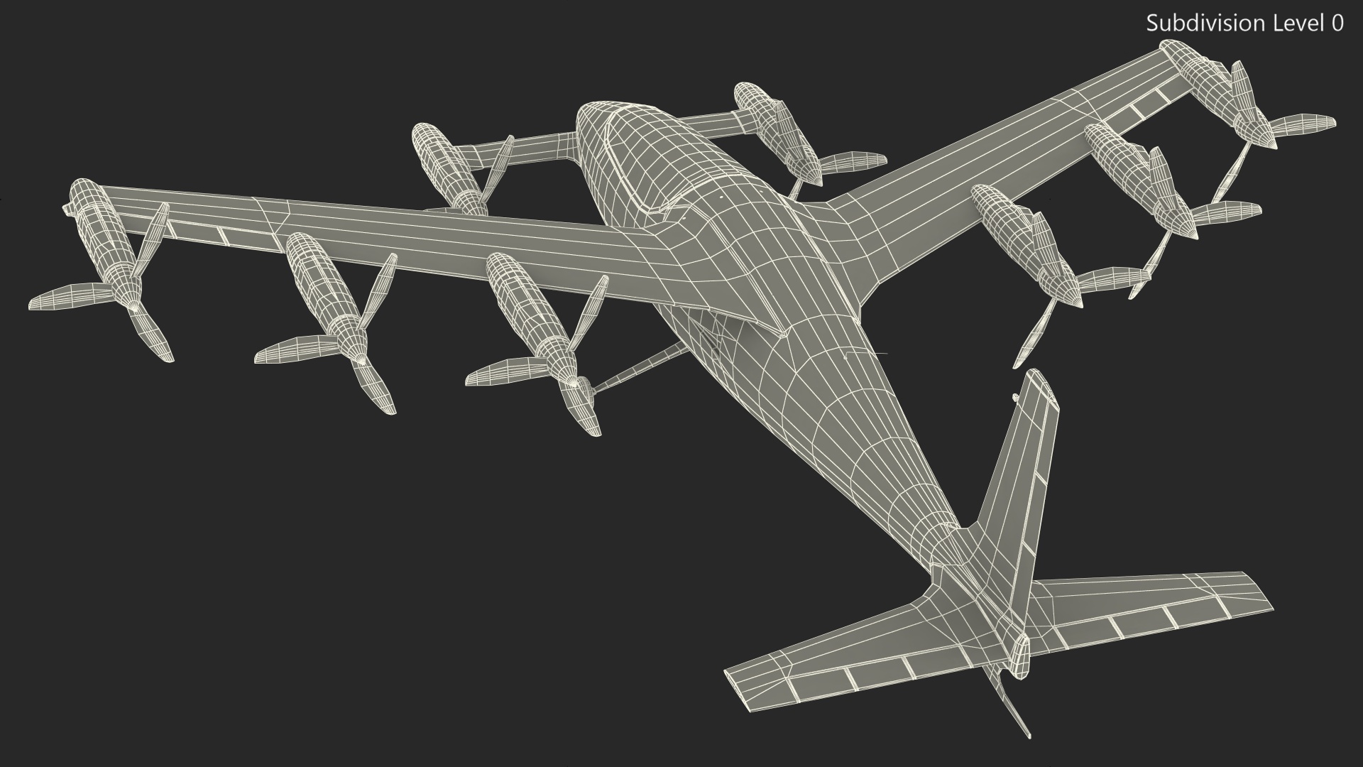 Kittyhawk Self Flying Taxi Red Rigged 3D