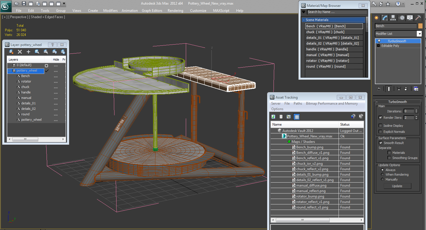 Pottery Wheel New 3D