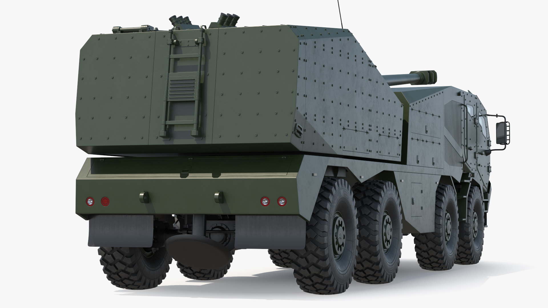 3D model Military Howitzer Morana Green