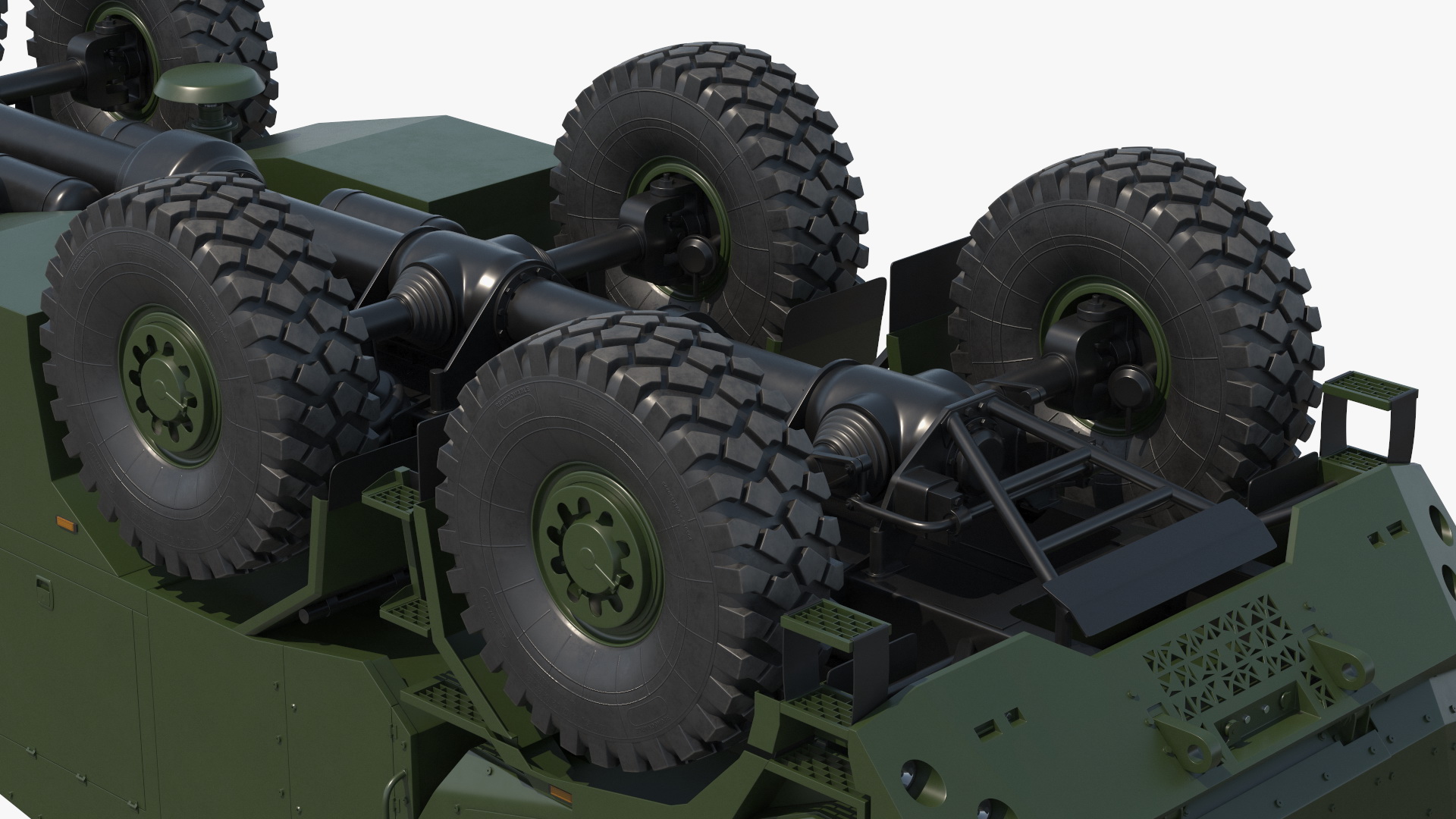 3D model Military Howitzer Morana Green