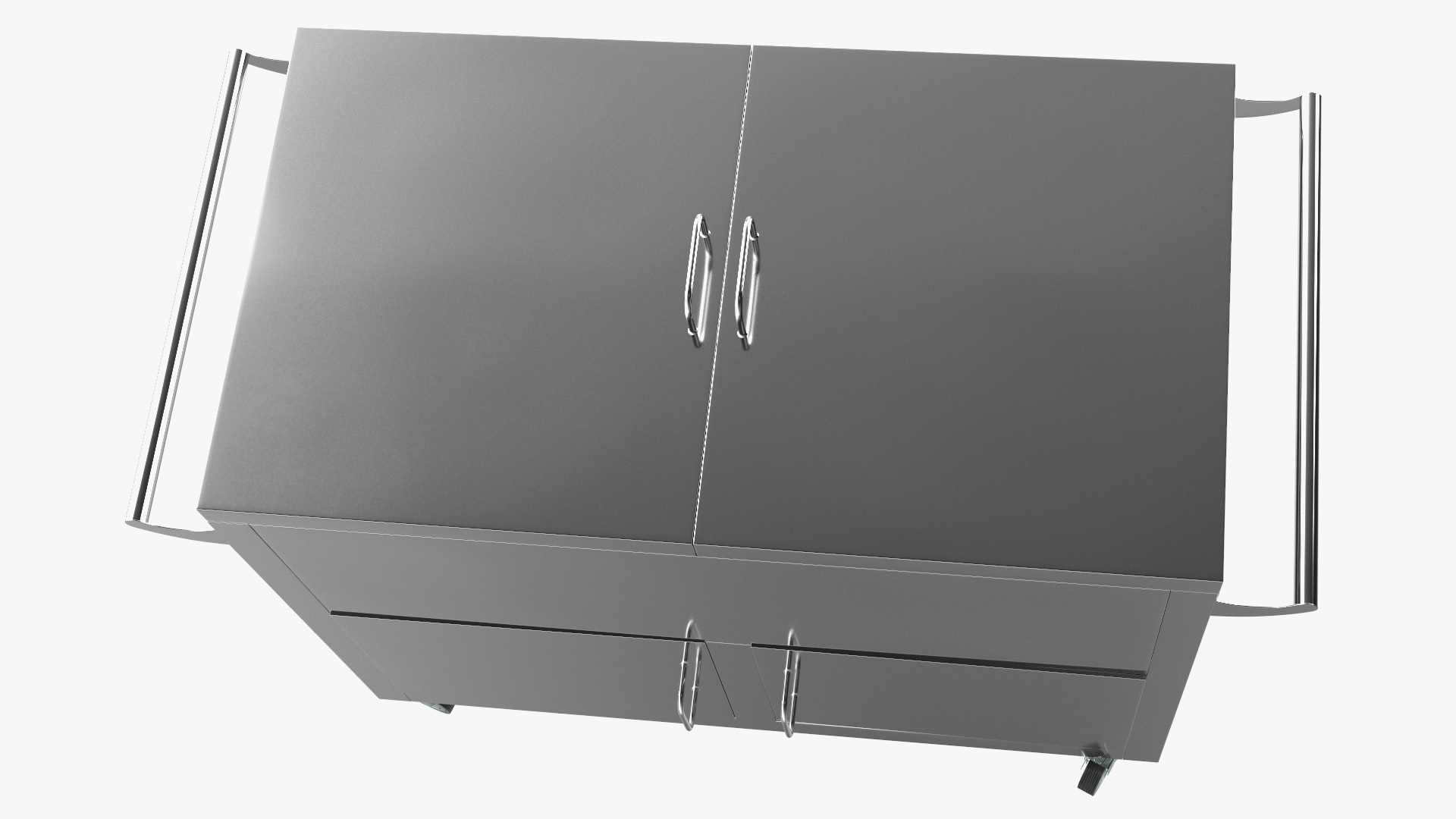 3D model Stainless Steel Case Cart