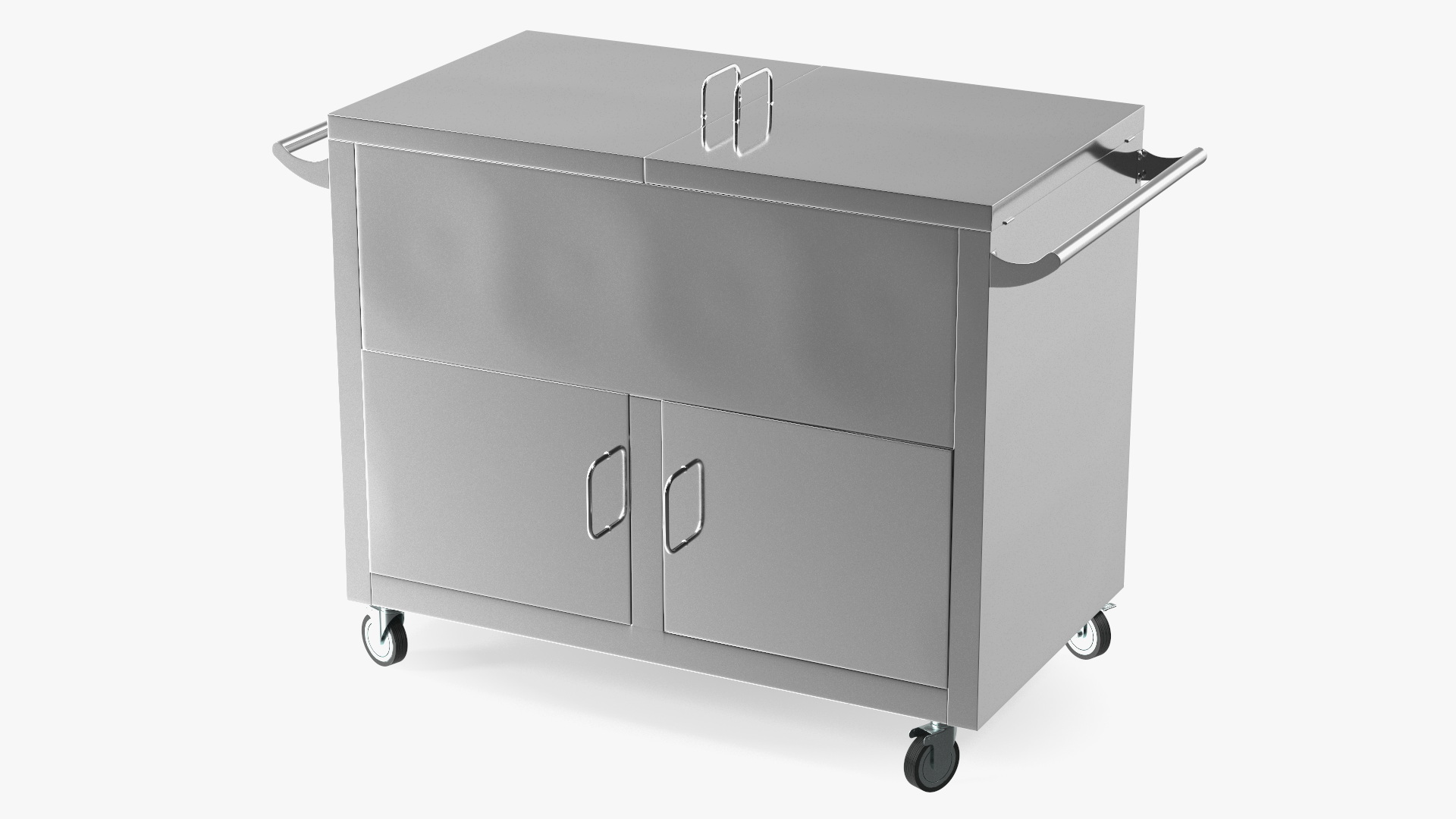 3D model Stainless Steel Case Cart