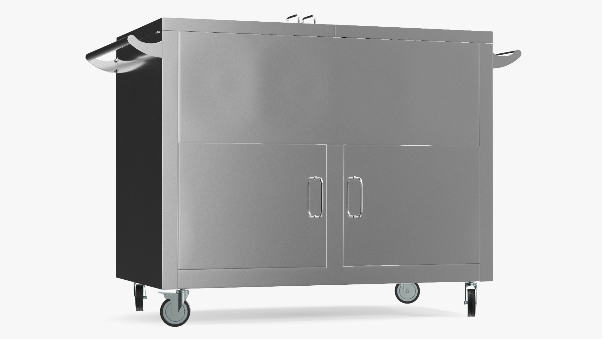 3D model Stainless Steel Case Cart