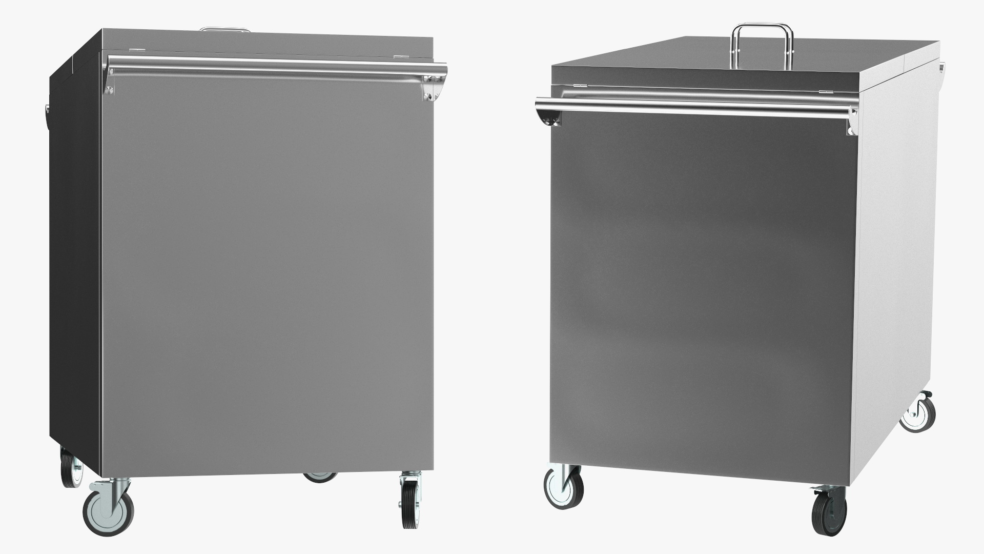 3D model Stainless Steel Case Cart