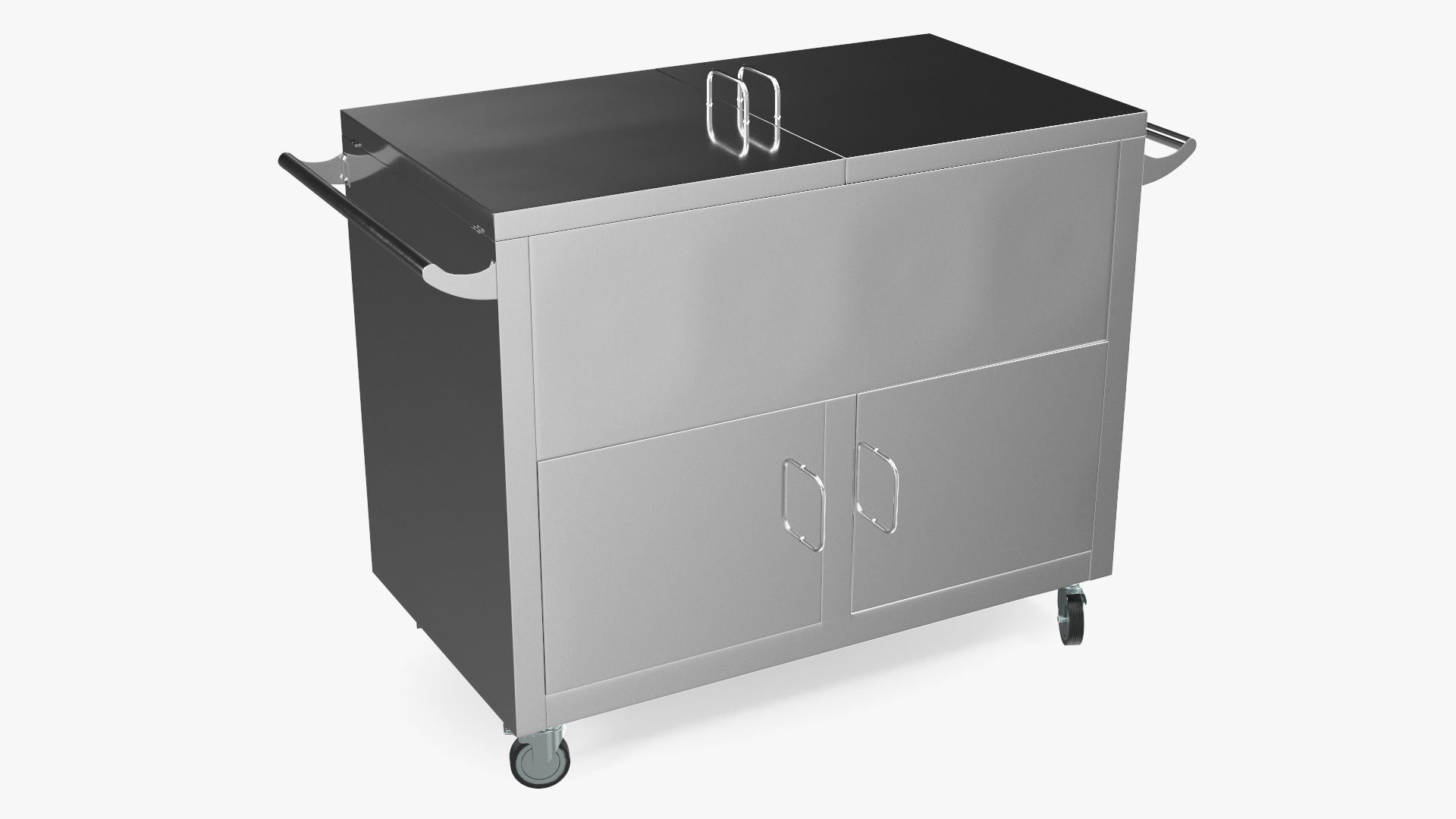3D model Stainless Steel Case Cart