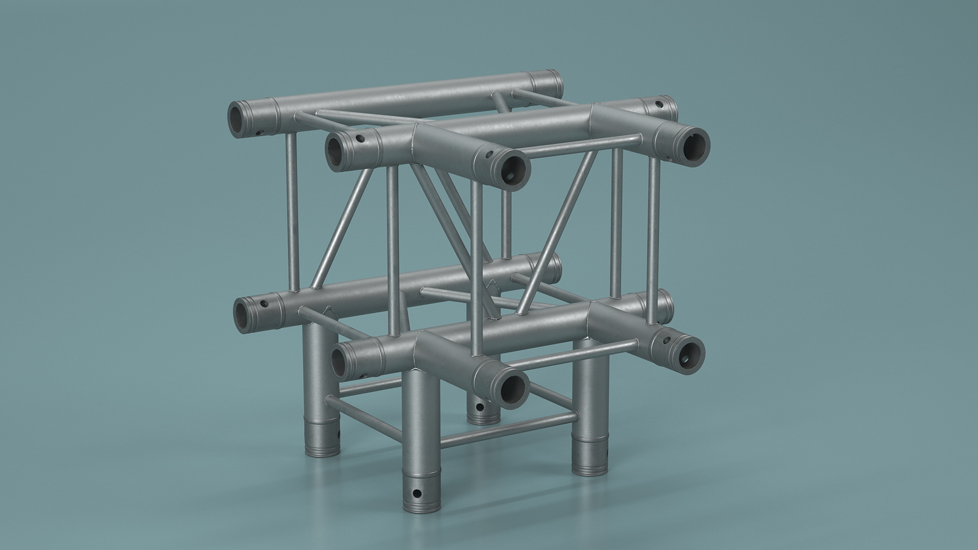 3D Construction Square Truss Modular model