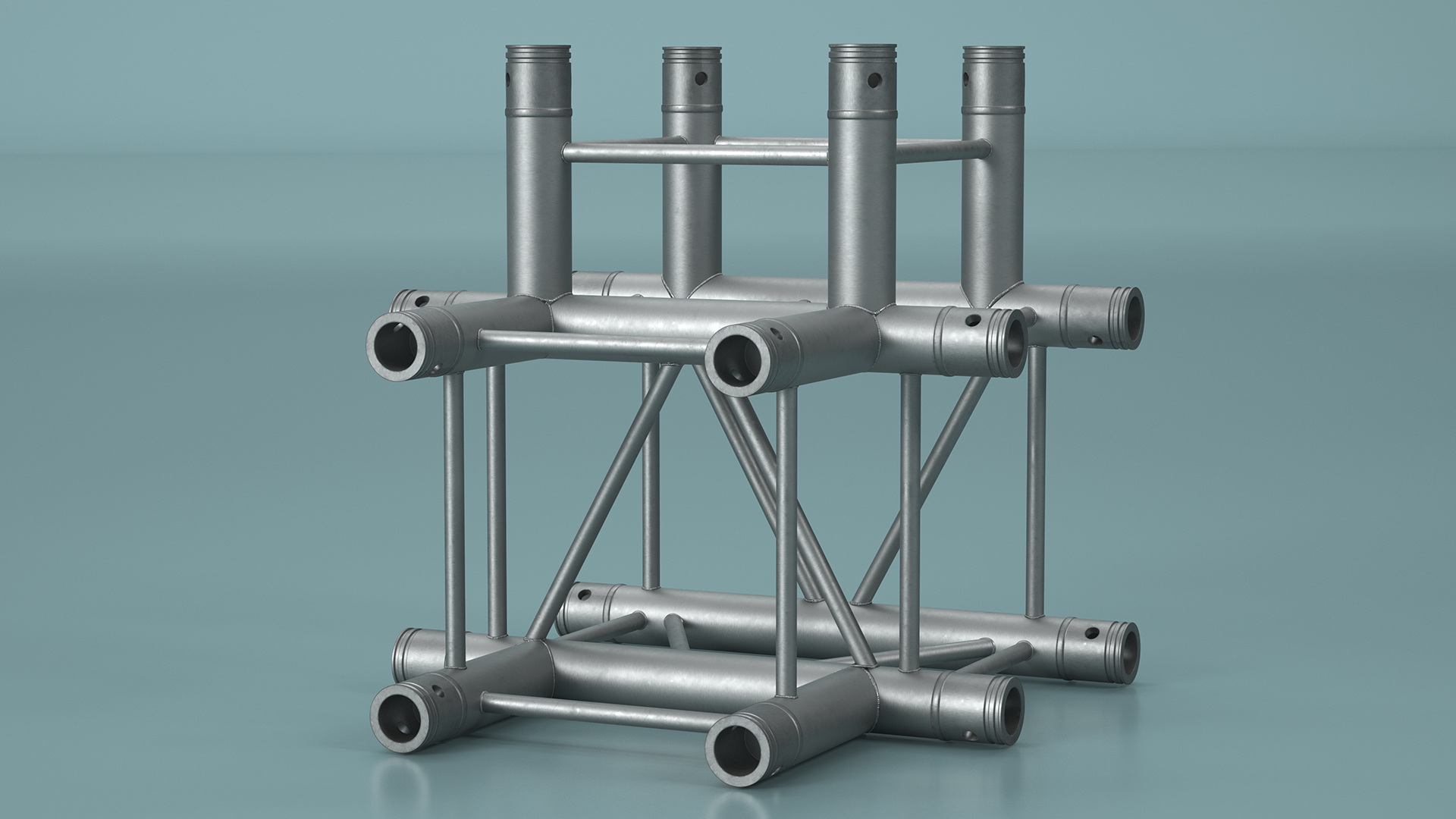 3D Construction Square Truss Modular model