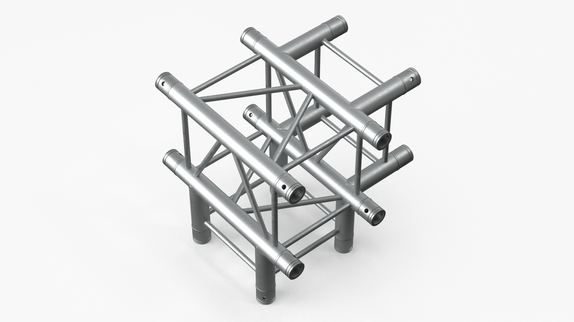 3D Construction Square Truss Modular model