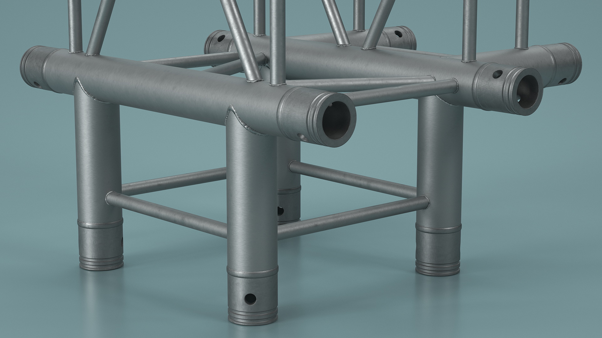 3D Construction Square Truss Modular model