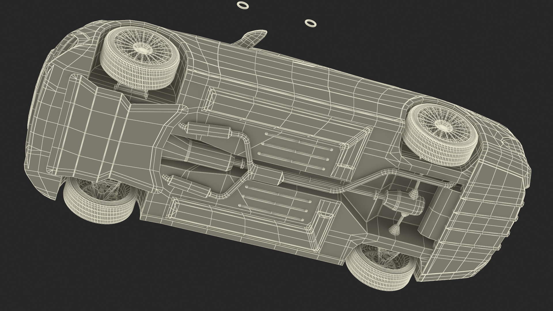 3D Mercedes E-Class 2023 Black Rigged for Maya model
