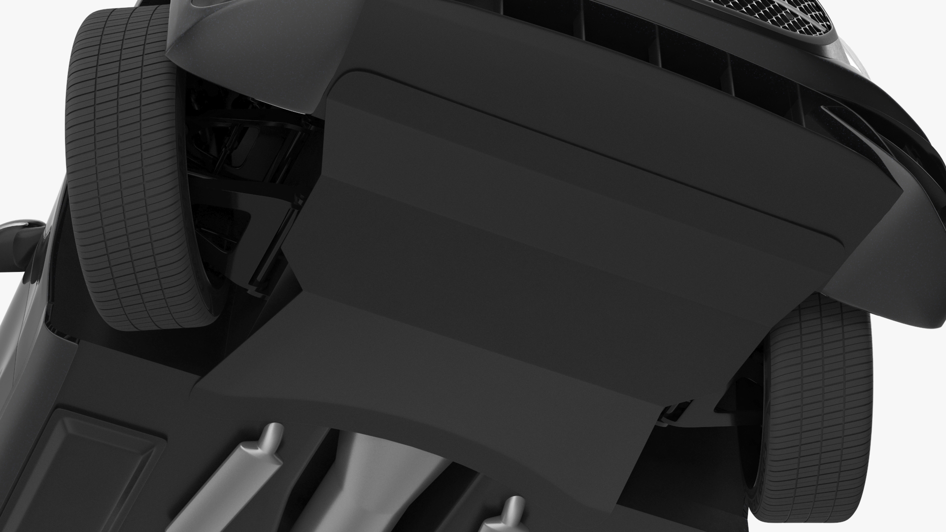 3D Mercedes E-Class 2023 Black Rigged for Maya model