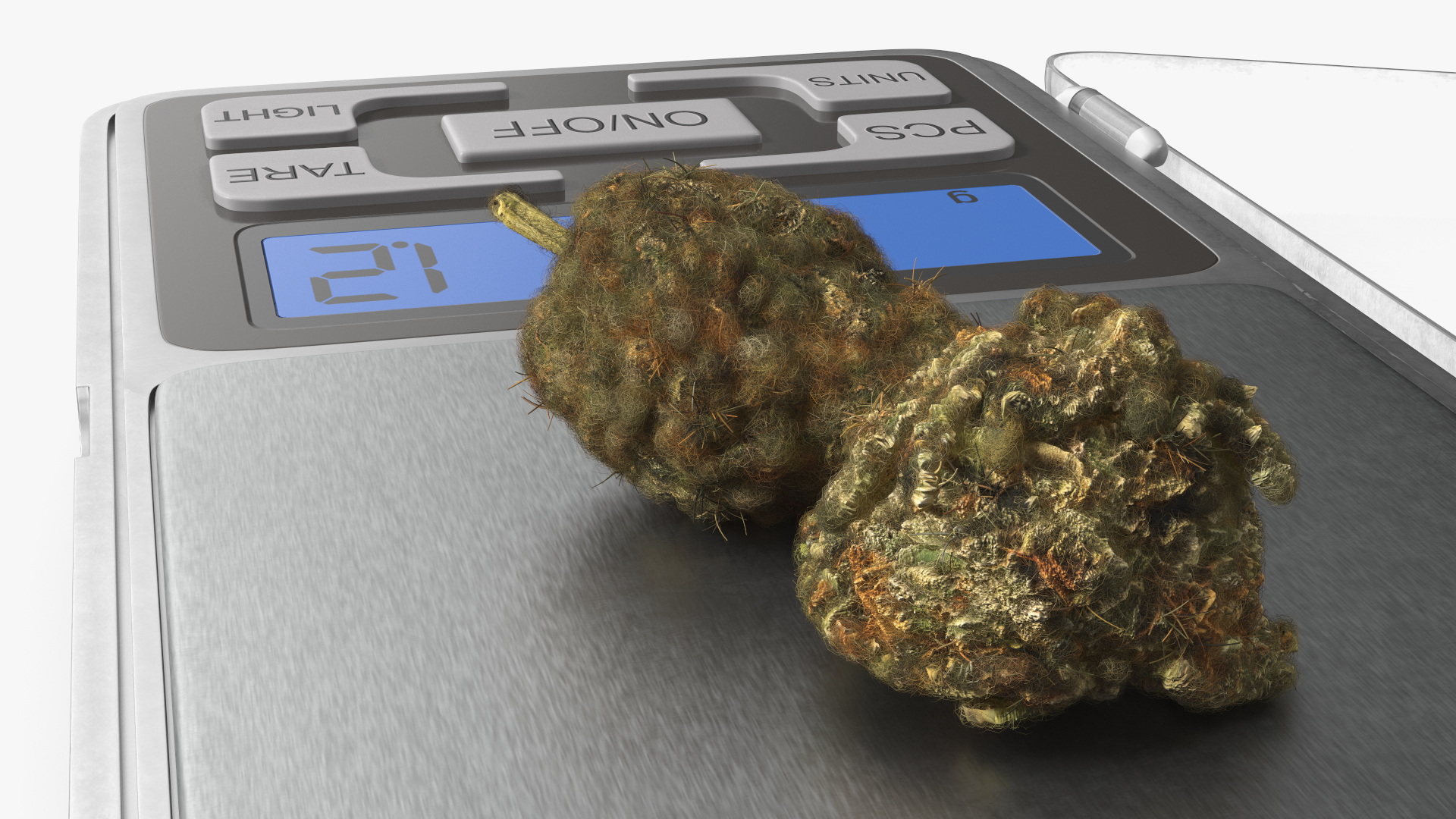 Pocket Digital Scale with Cannabis Buds Fur, view 6