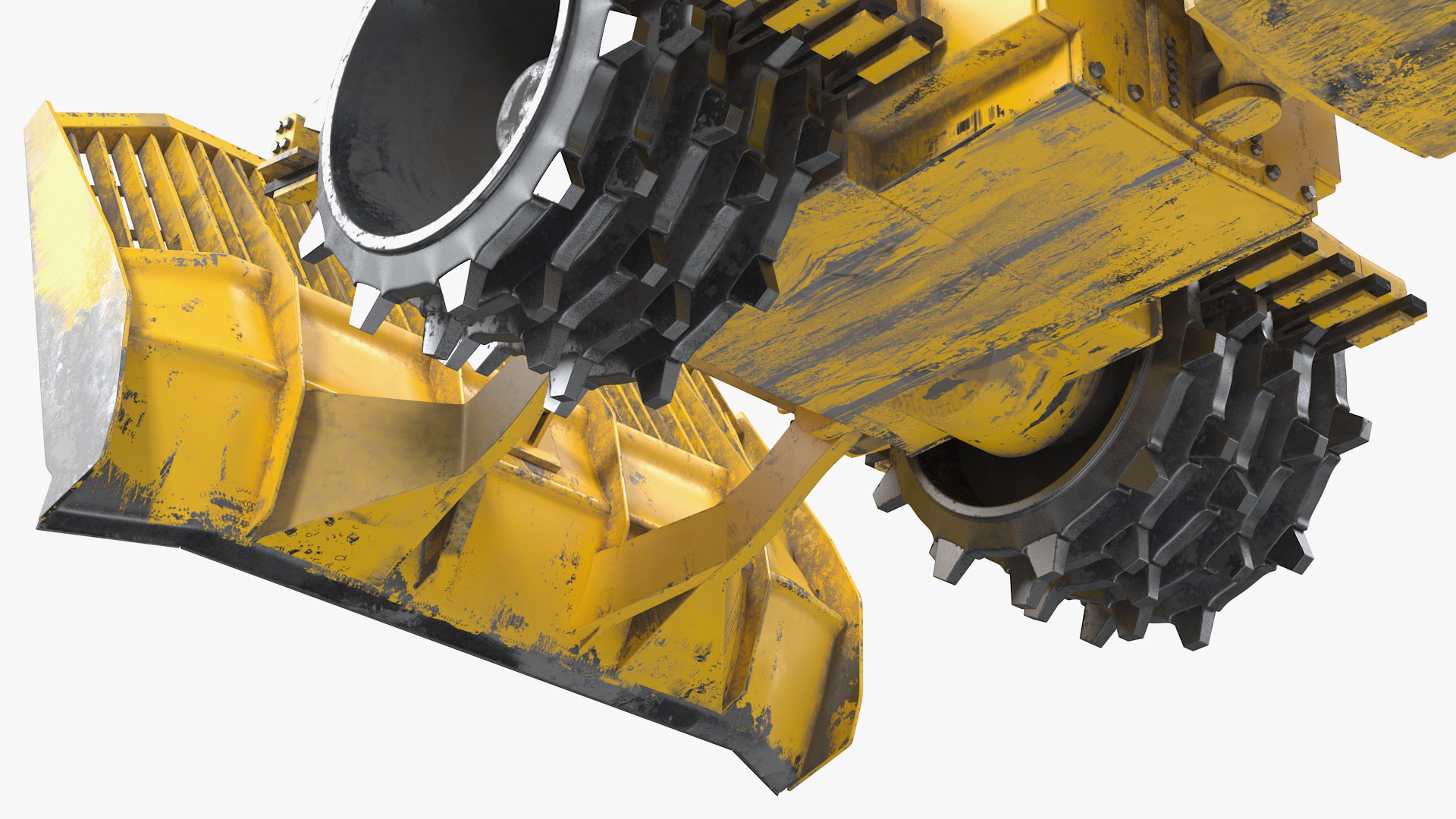 Bomag BC 473 RB5 Refuse Compactor Dusty 3D model