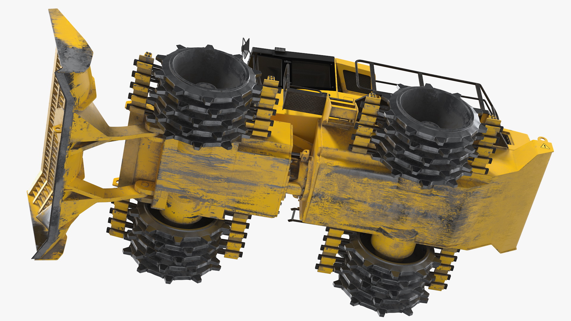 Bomag BC 473 RB5 Refuse Compactor Dusty 3D model