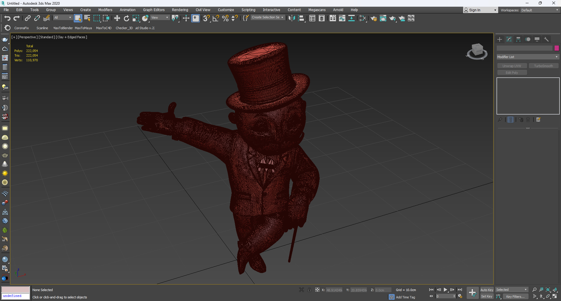 Mr Monopoly Character Welcome Pose for 3D Print 3D