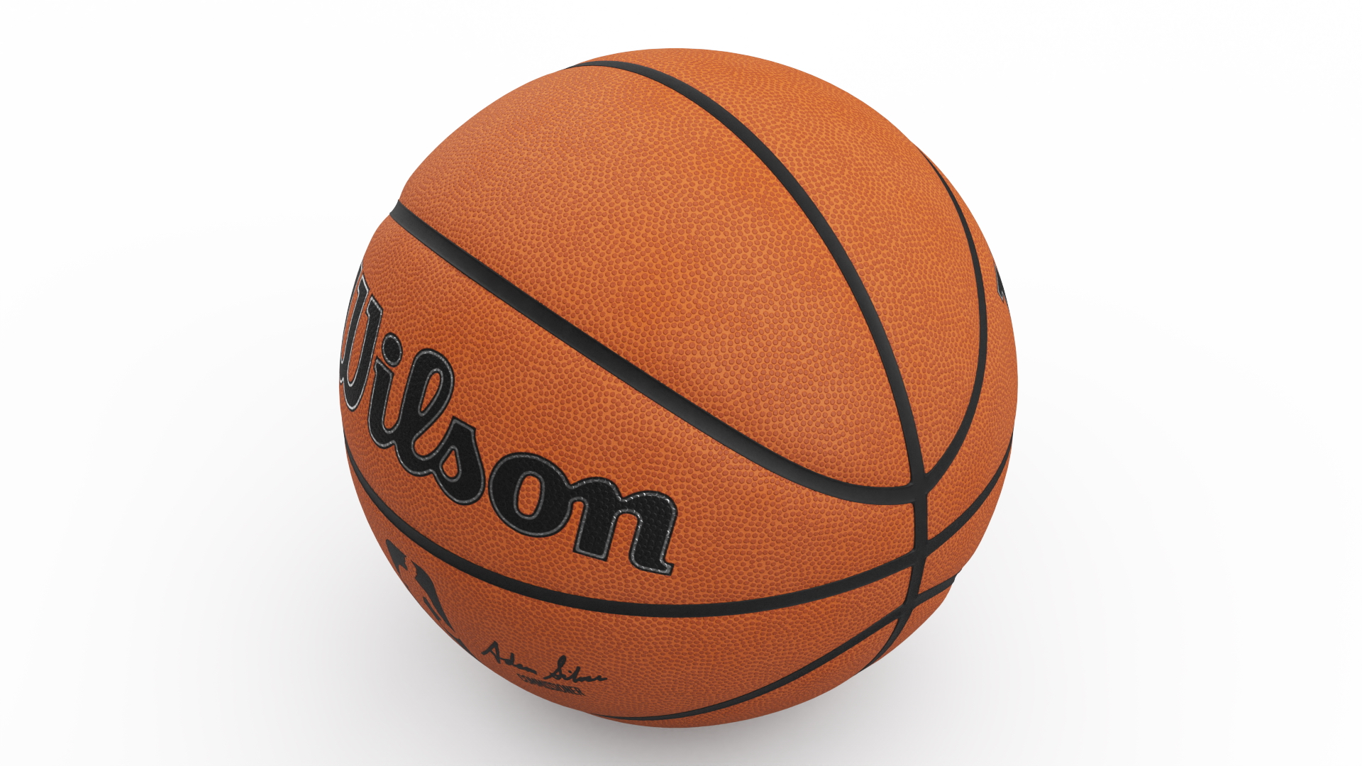 3D NBA Official Game Basketball Ball model