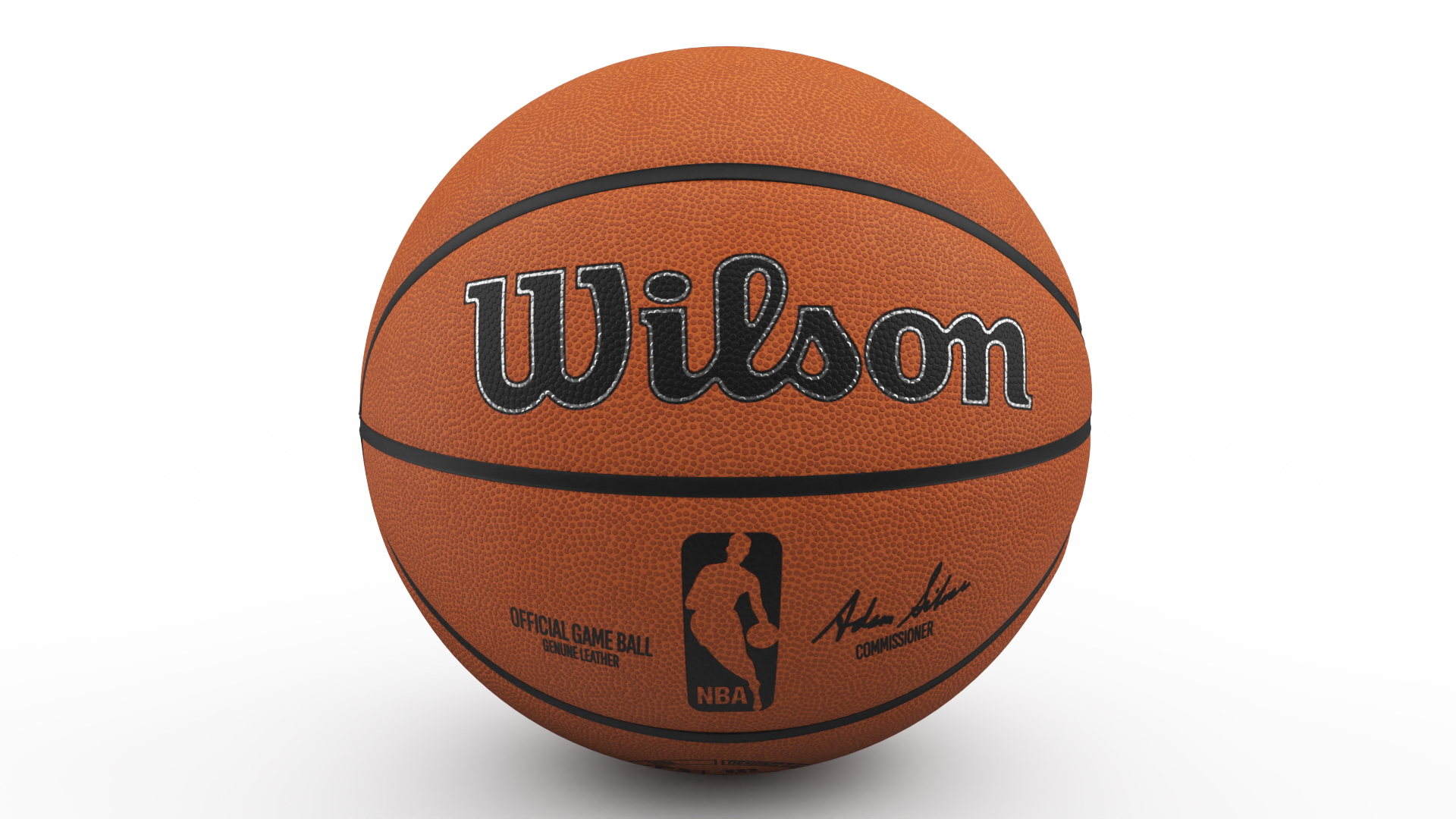 3D NBA Official Game Basketball Ball model