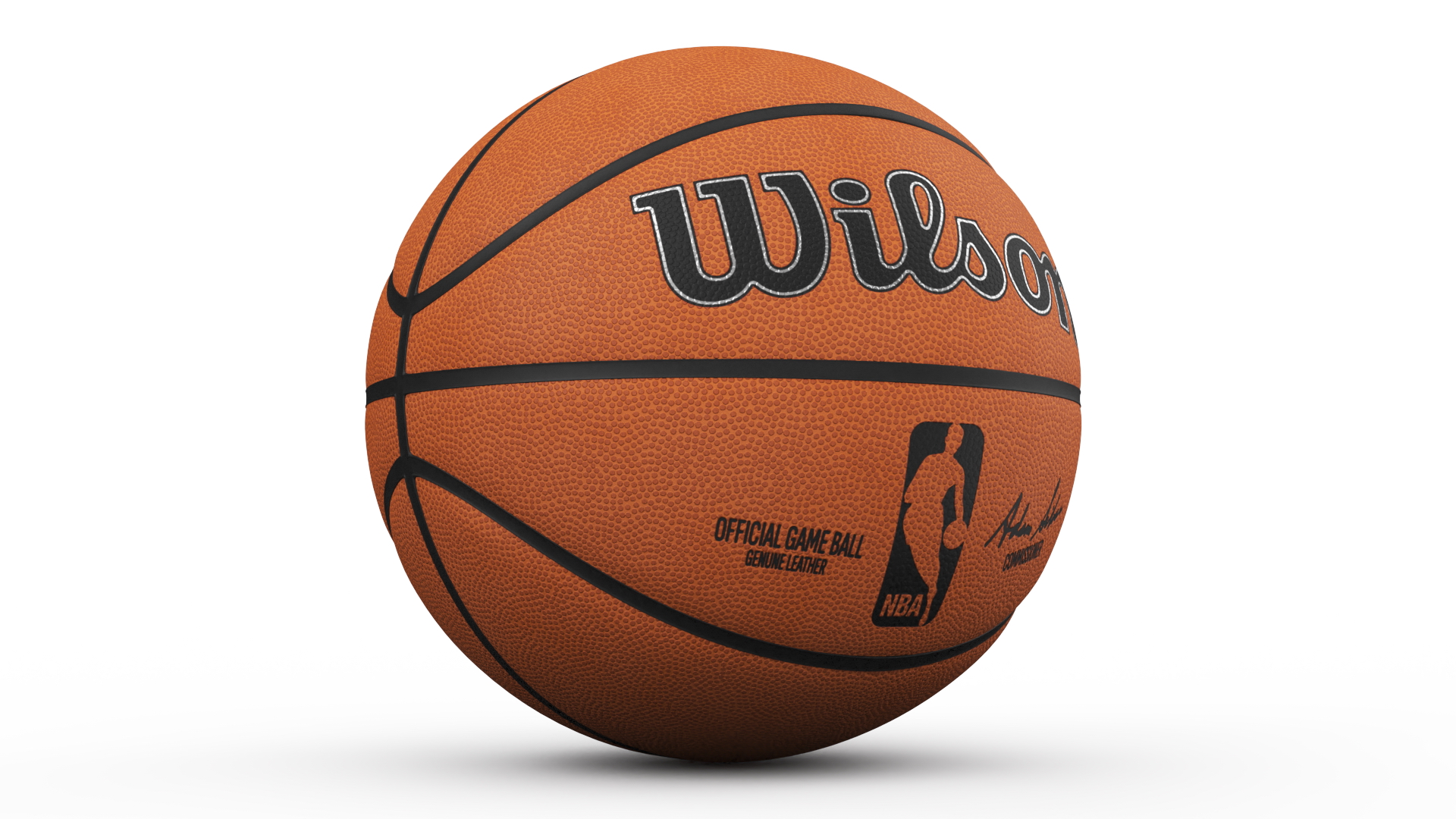 3D NBA Official Game Basketball Ball model
