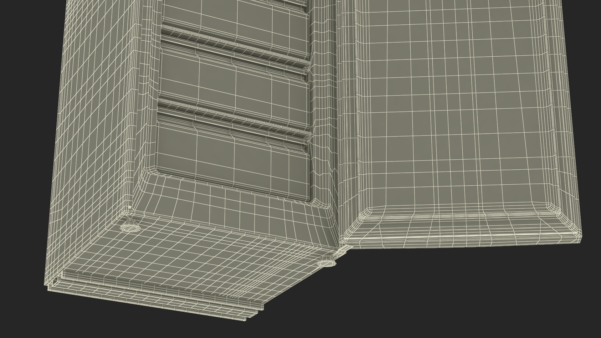 3D Open Fridge Full of Products model