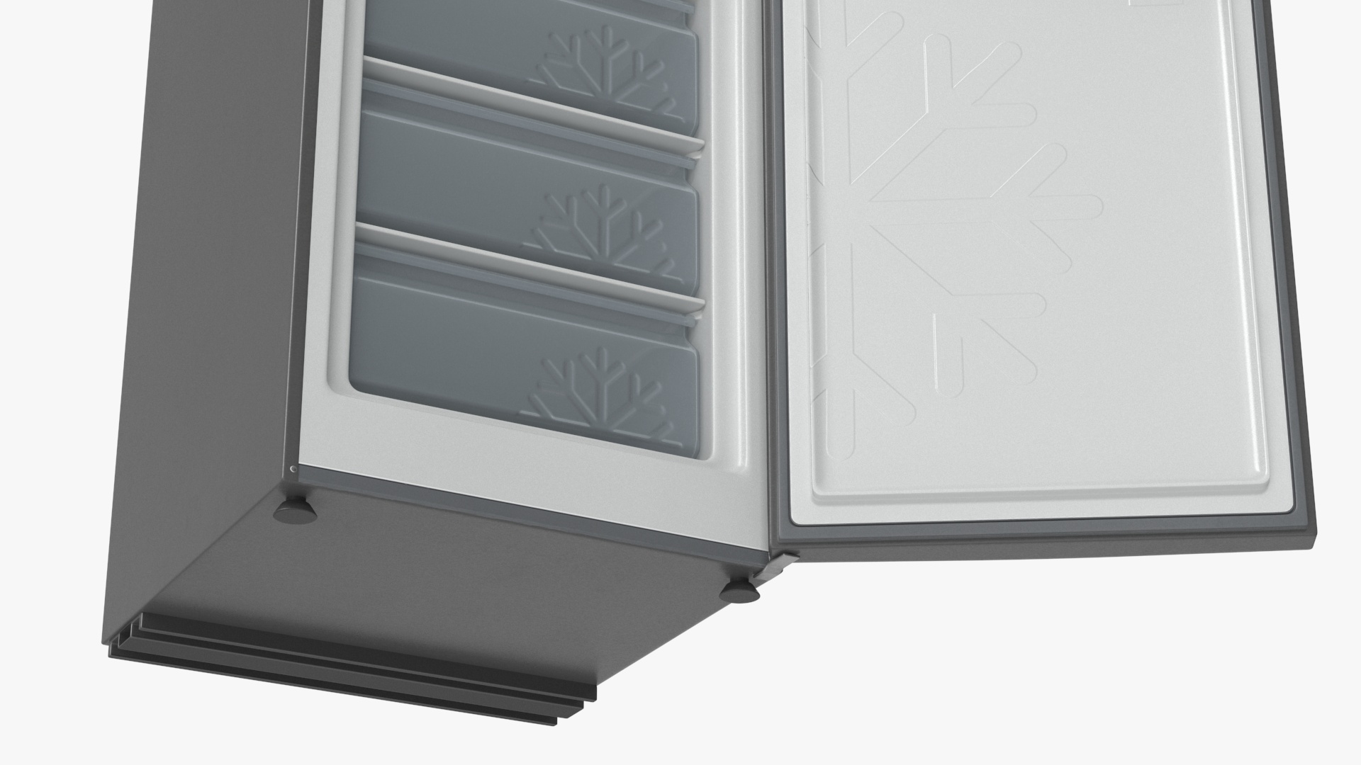 3D Open Fridge Full of Products model
