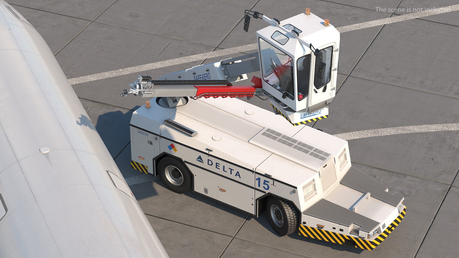 3D model Safeaero 220 Deicing Vehicle Rigged
