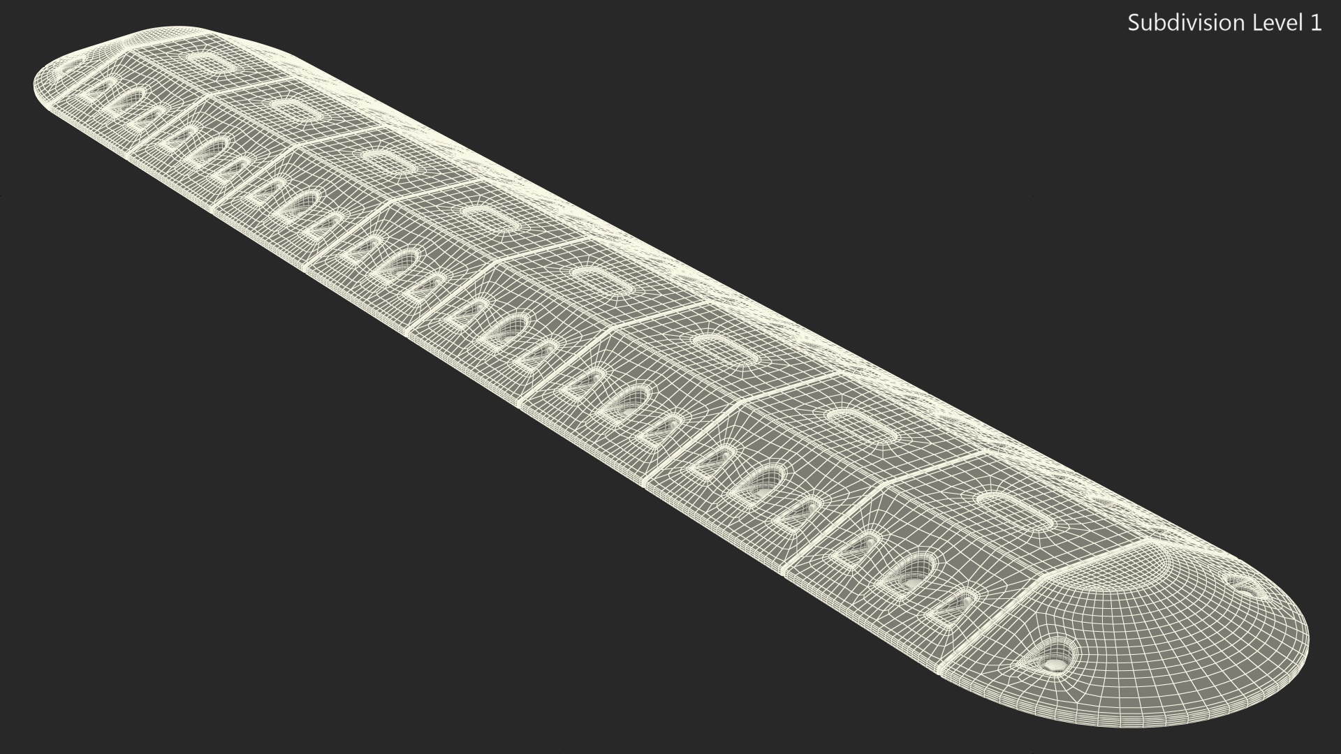 3D model Traffic Safety Speed Bump