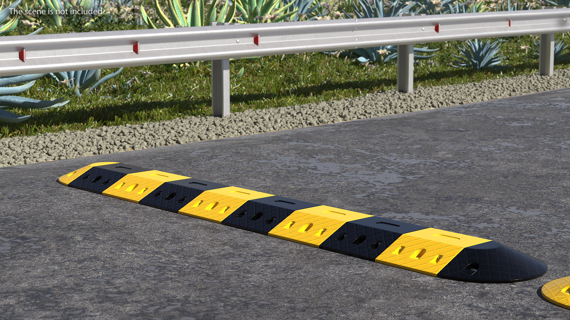 3D model Traffic Safety Speed Bump