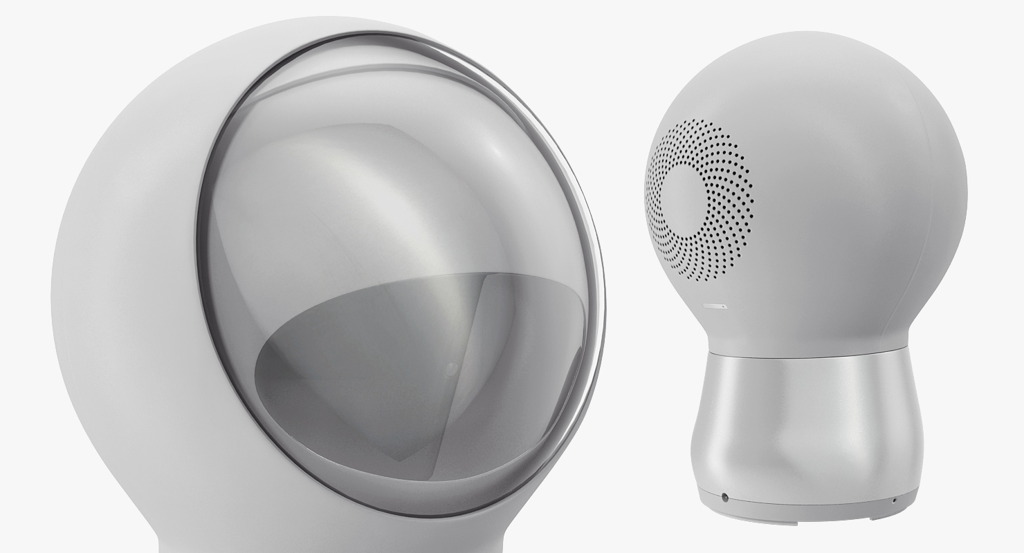 3D Hubble Hugo Robot Home Camera Rigged