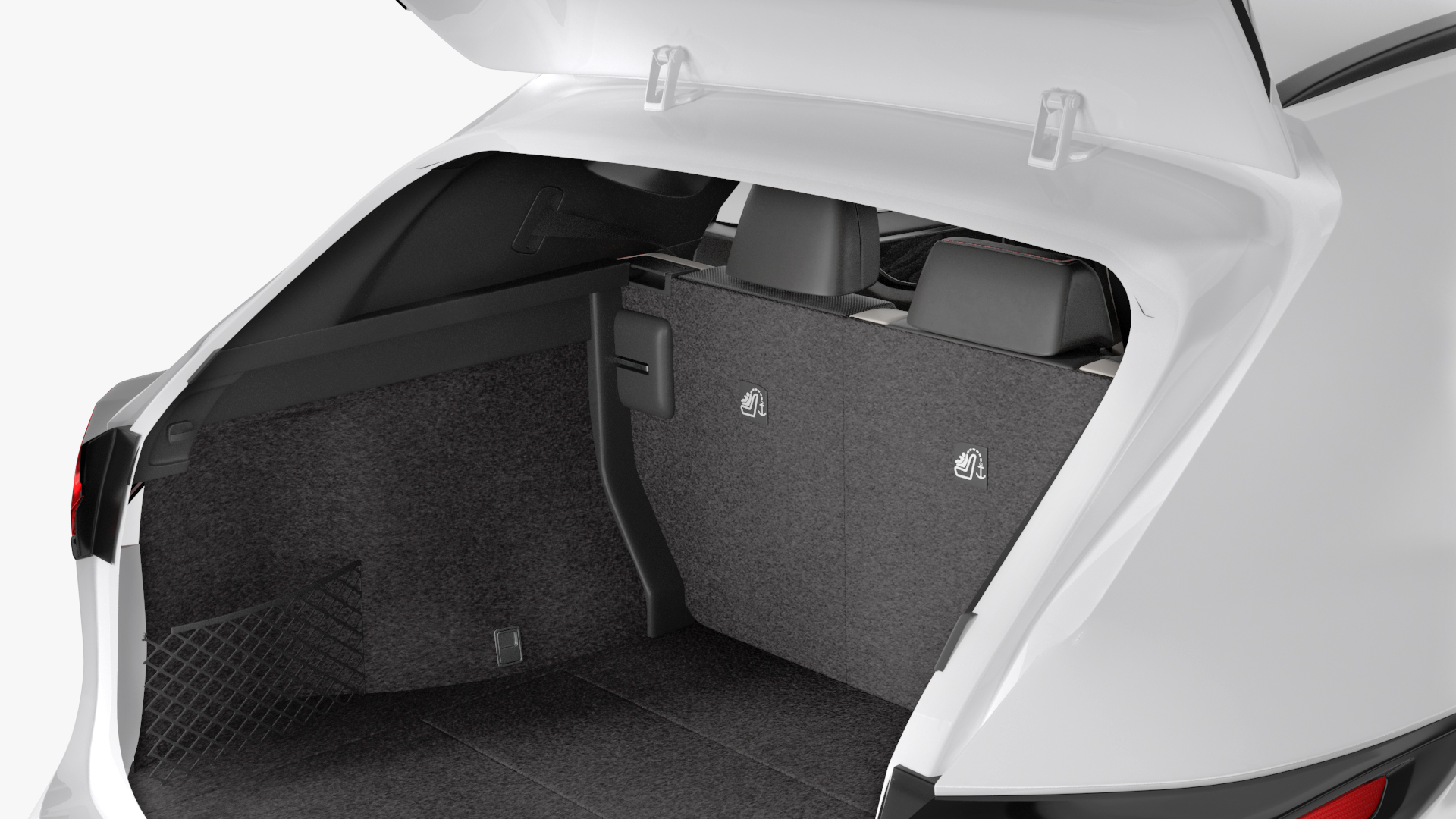 3D Hybrid SUV Car White Rigged for Maya