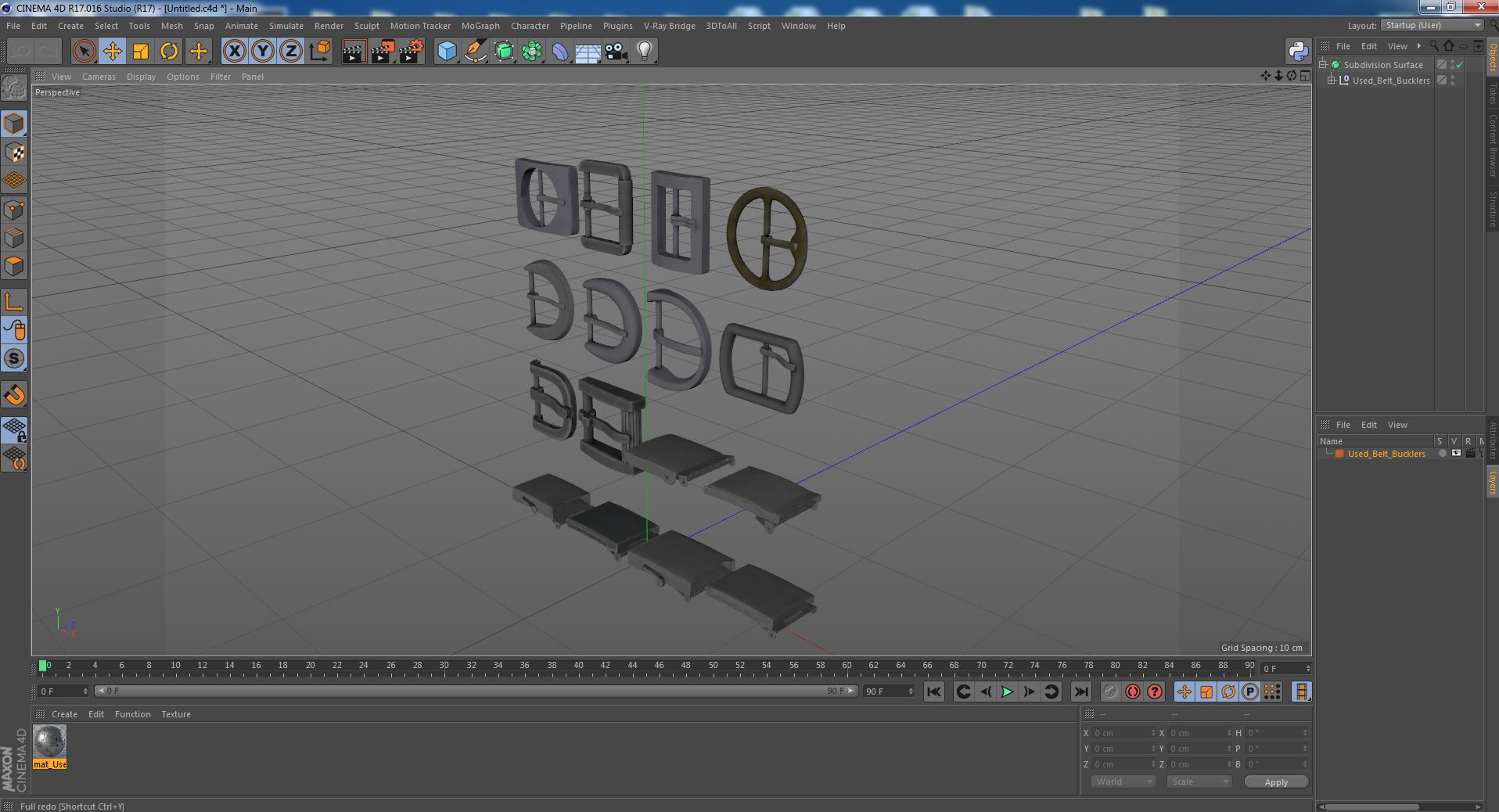 3D Buckle Belt