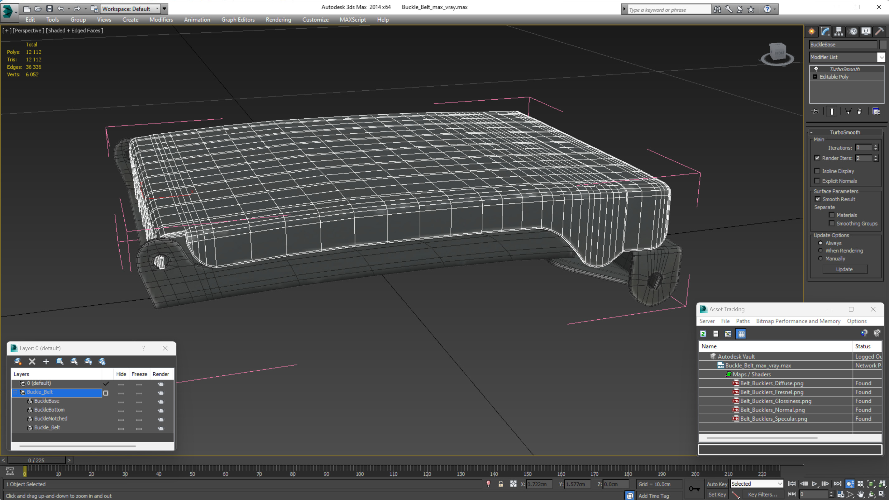 3D Buckle Belt