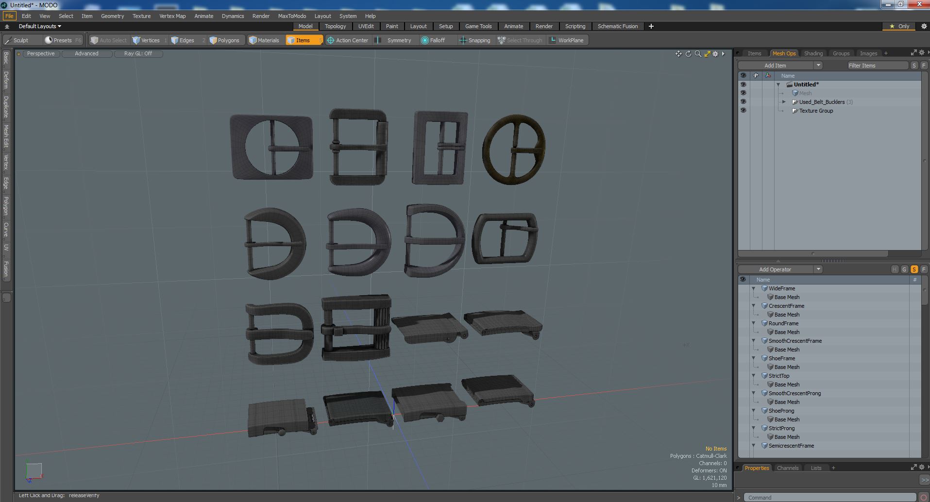 3D Buckle Belt