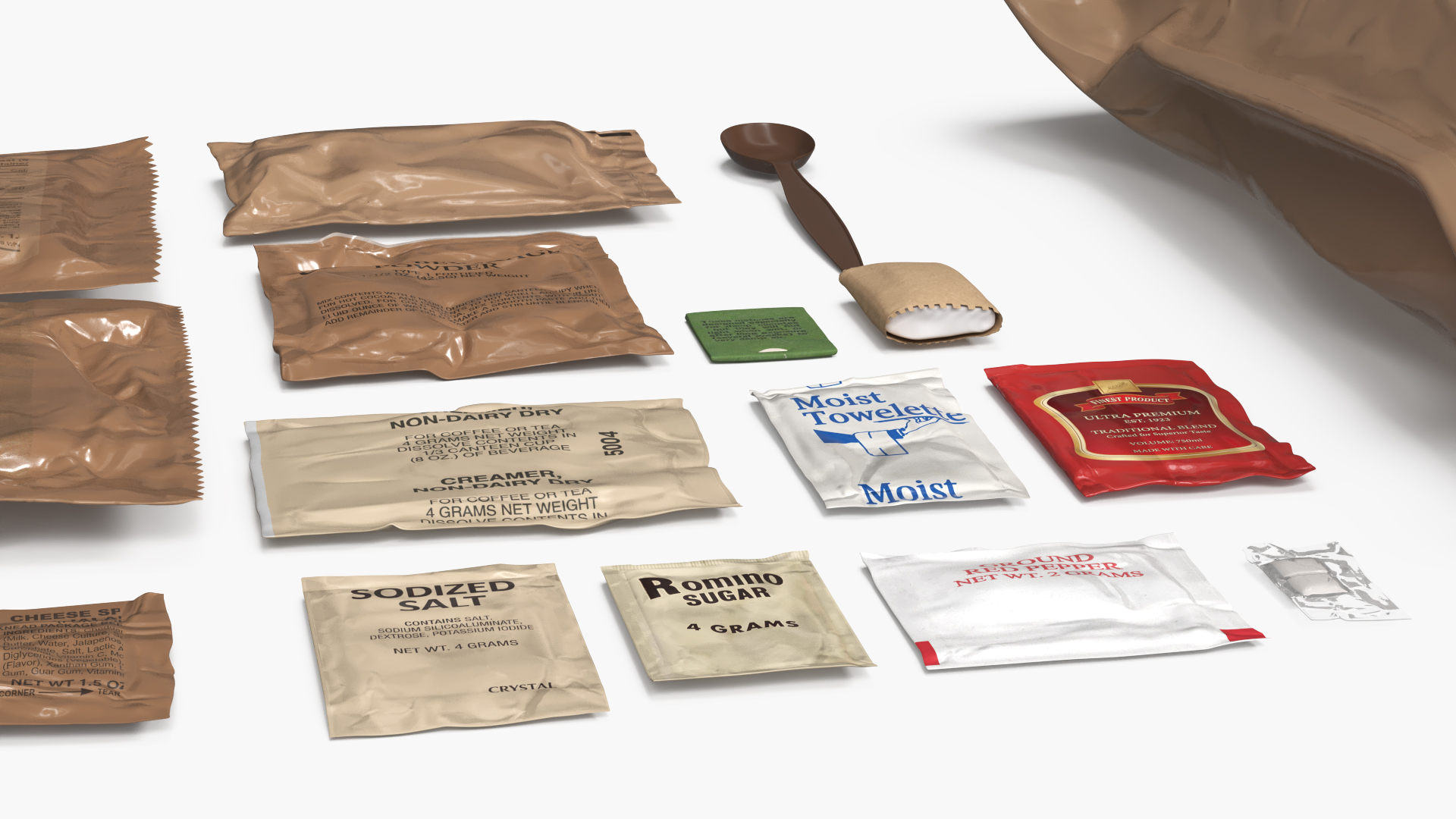 Military Meal Ration Pack with Food Set - view 3