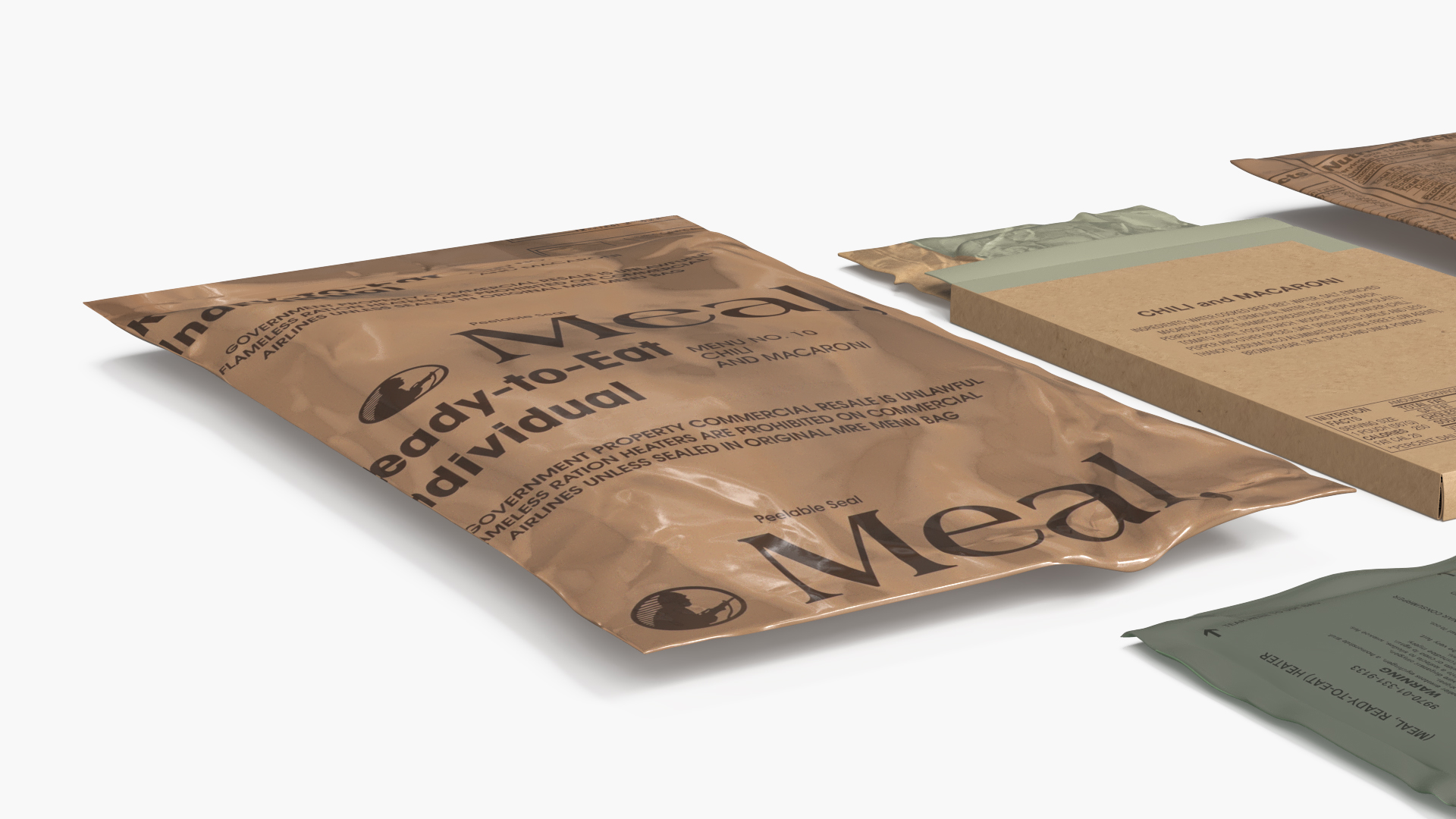 Military Meal Ration Pack with Food Set - view 4