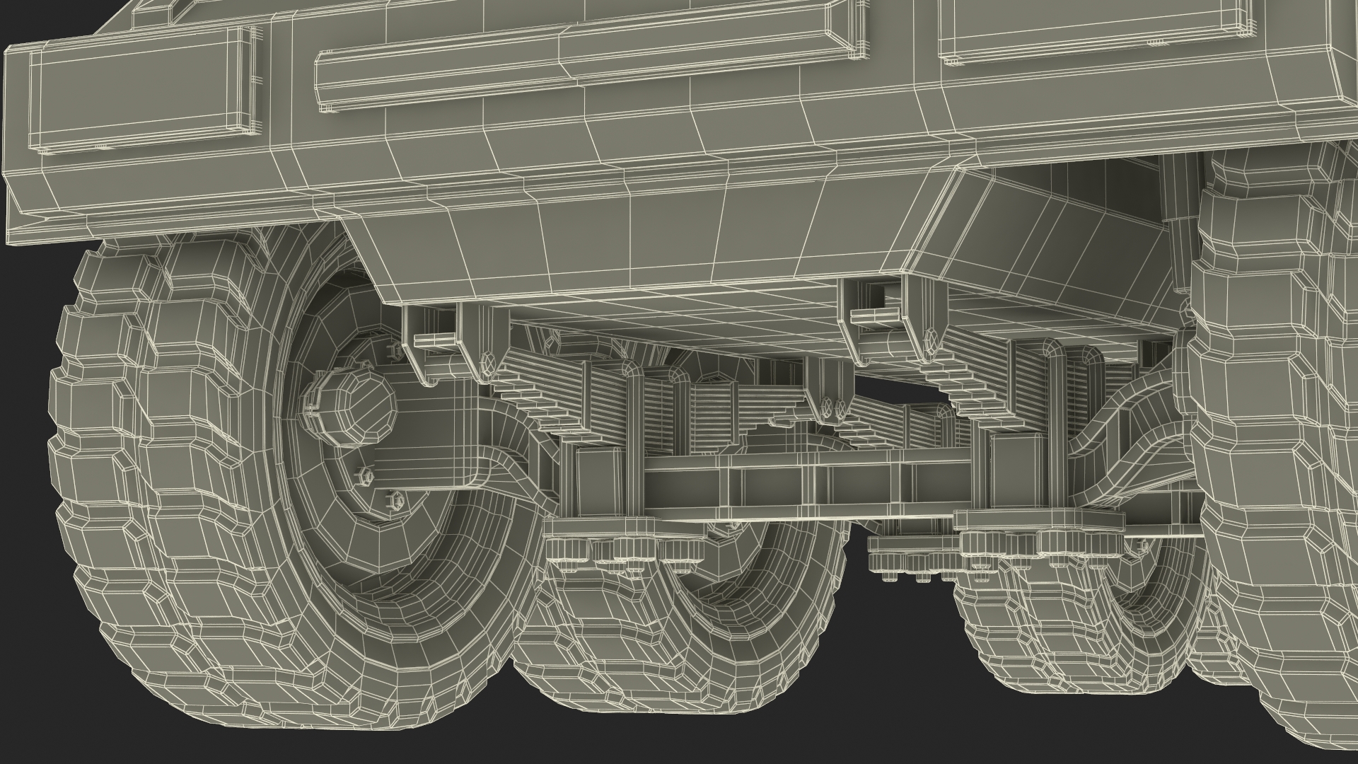 Futuristic Military Rocket Launcher Truck Rigged for Maya 3D