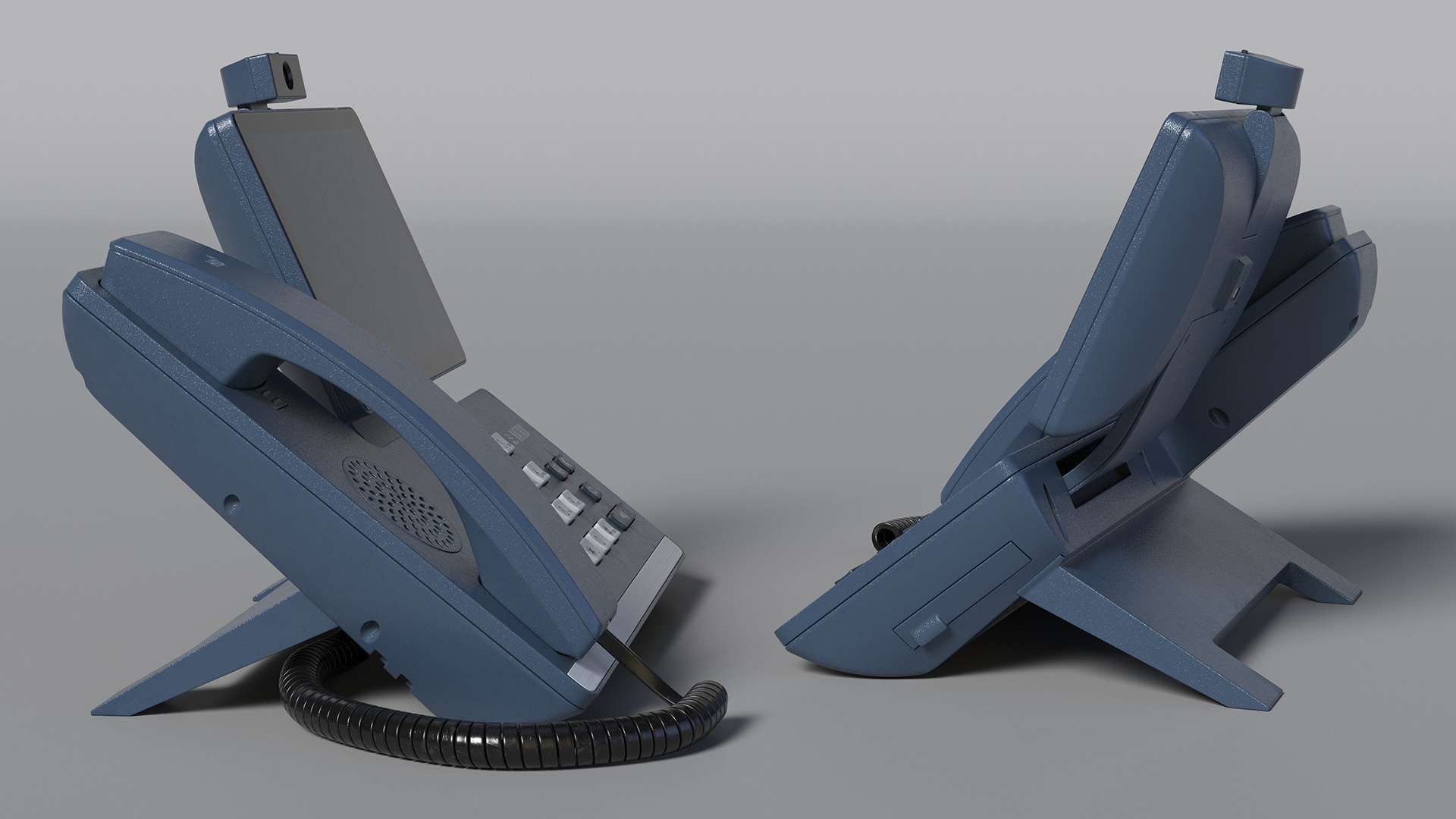 Smart Video IP Phone Matrix Blue 3D