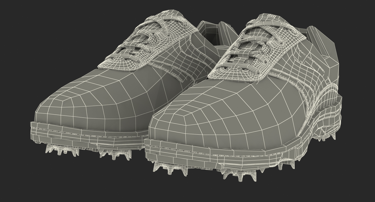 3D model Golf Spikes Shoes Generic
