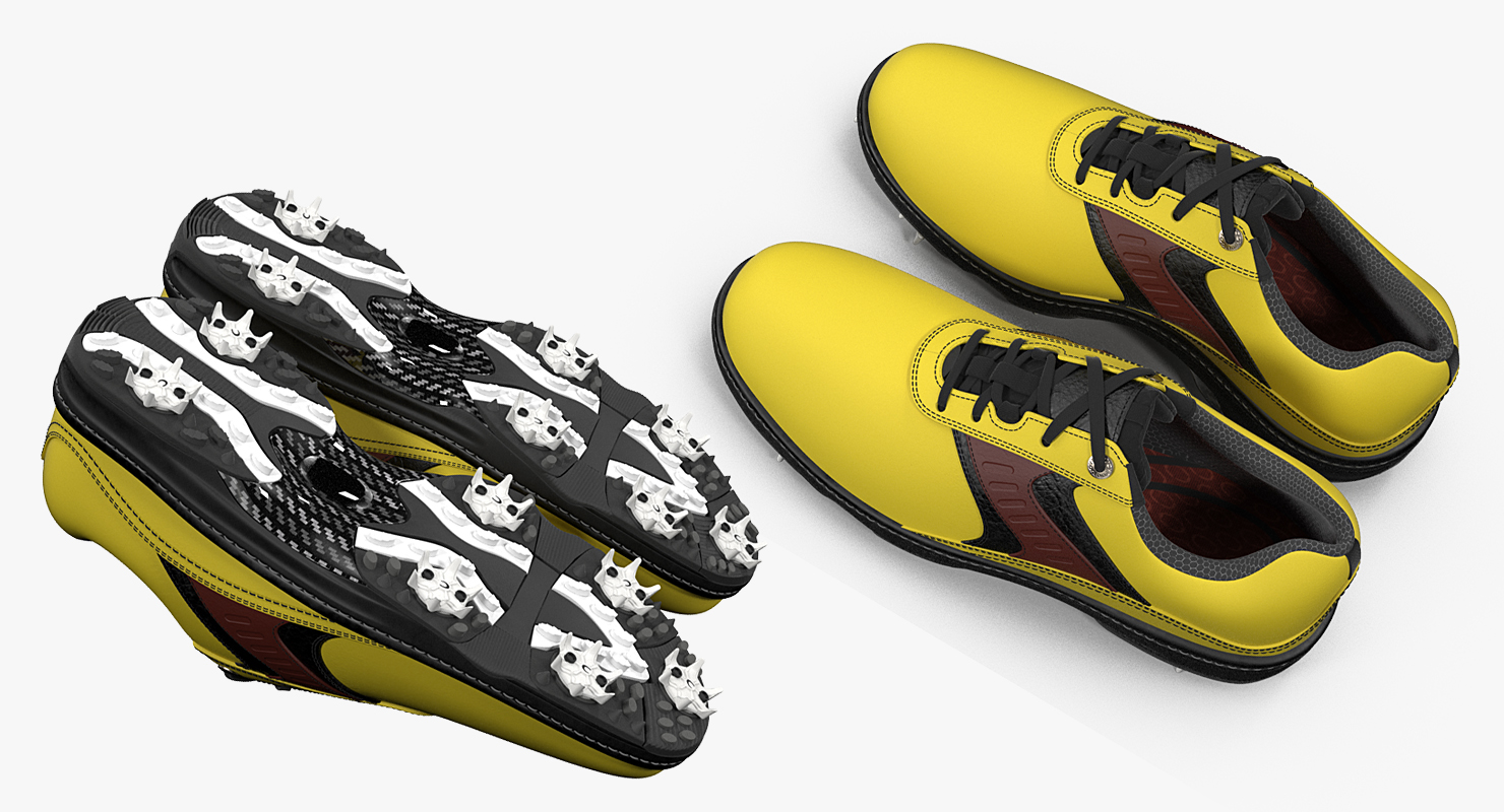 3D model Golf Spikes Shoes Generic