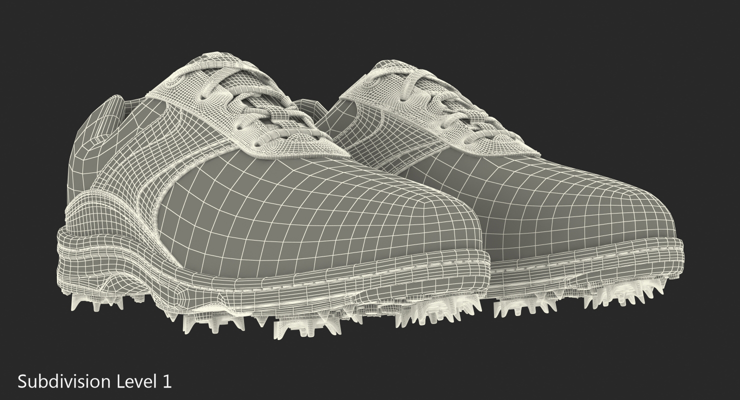 3D model Golf Spikes Shoes Generic