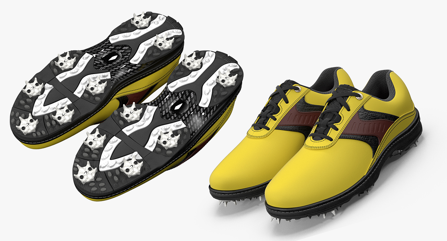 3D model Golf Spikes Shoes Generic
