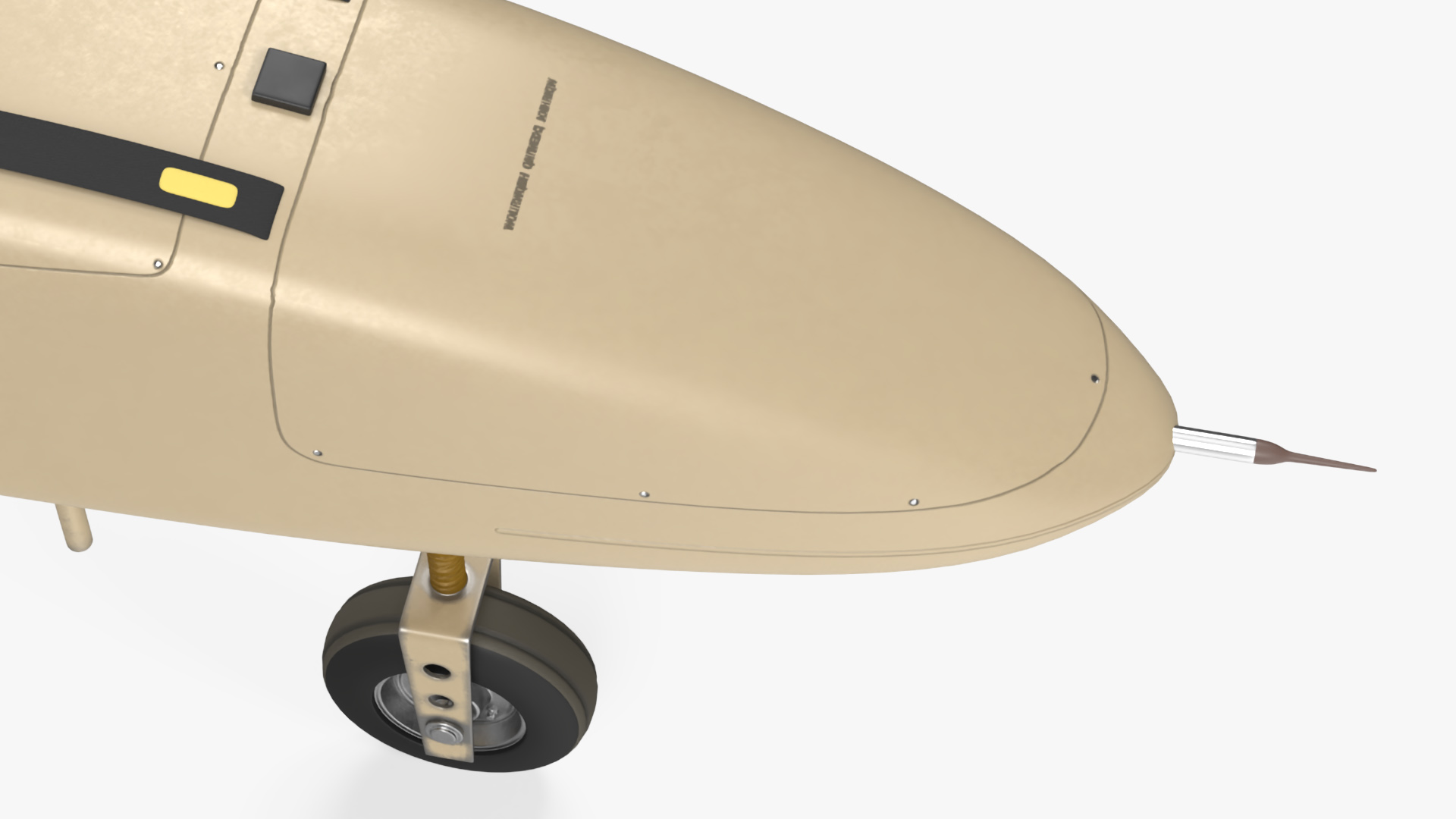 Iranian Drone Mohajer-6 Sand Color 3D model