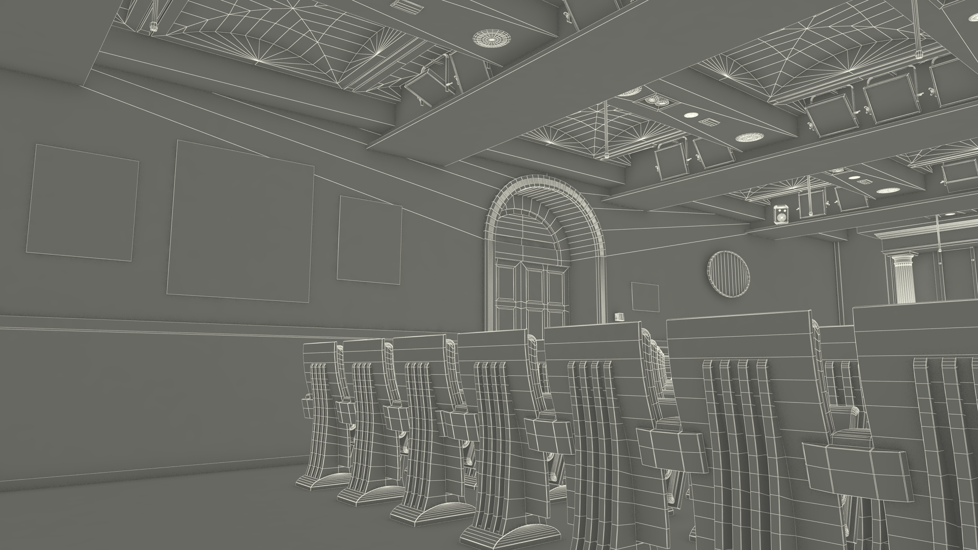 White House Press Room 3D