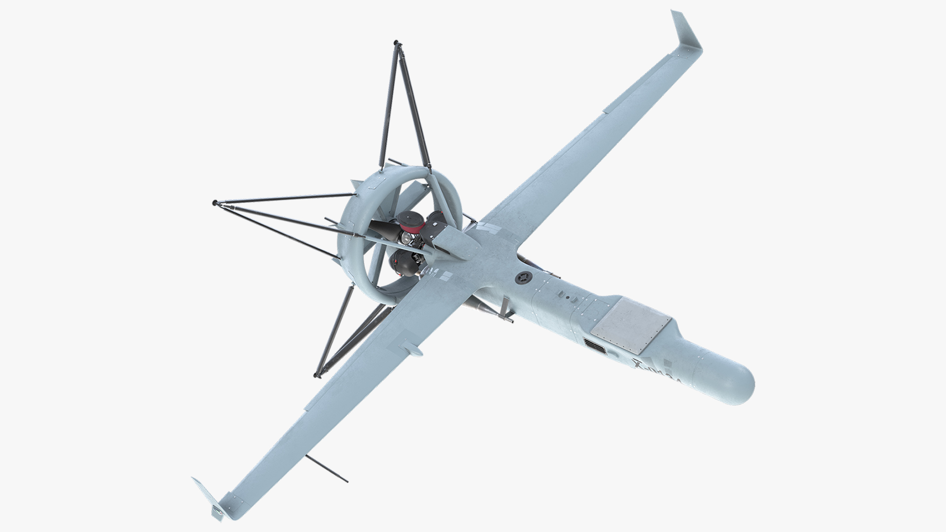 Shield AI MQ-35 V-BAT Drone - Rigged