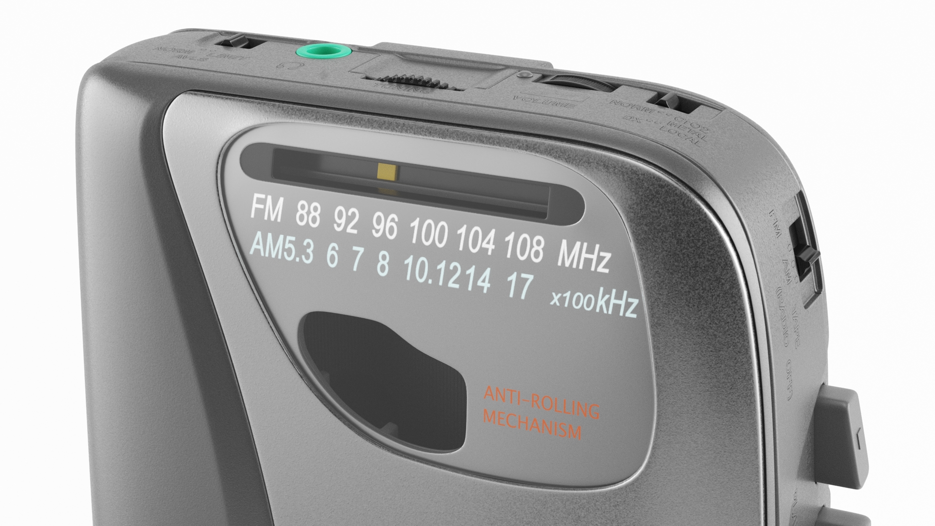3D Vintage Sony Walkman Cassette Player