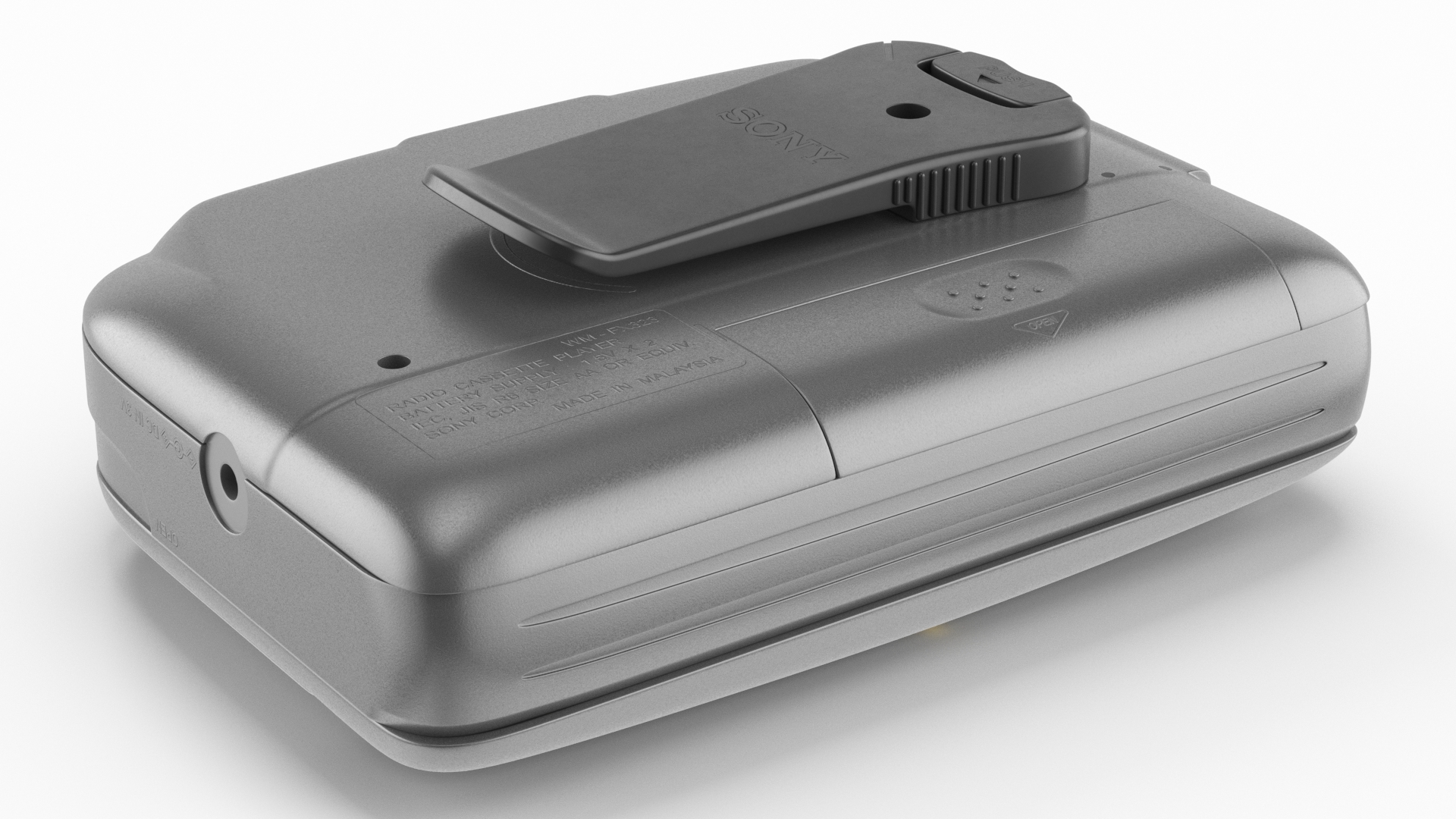 3D Vintage Sony Walkman Cassette Player