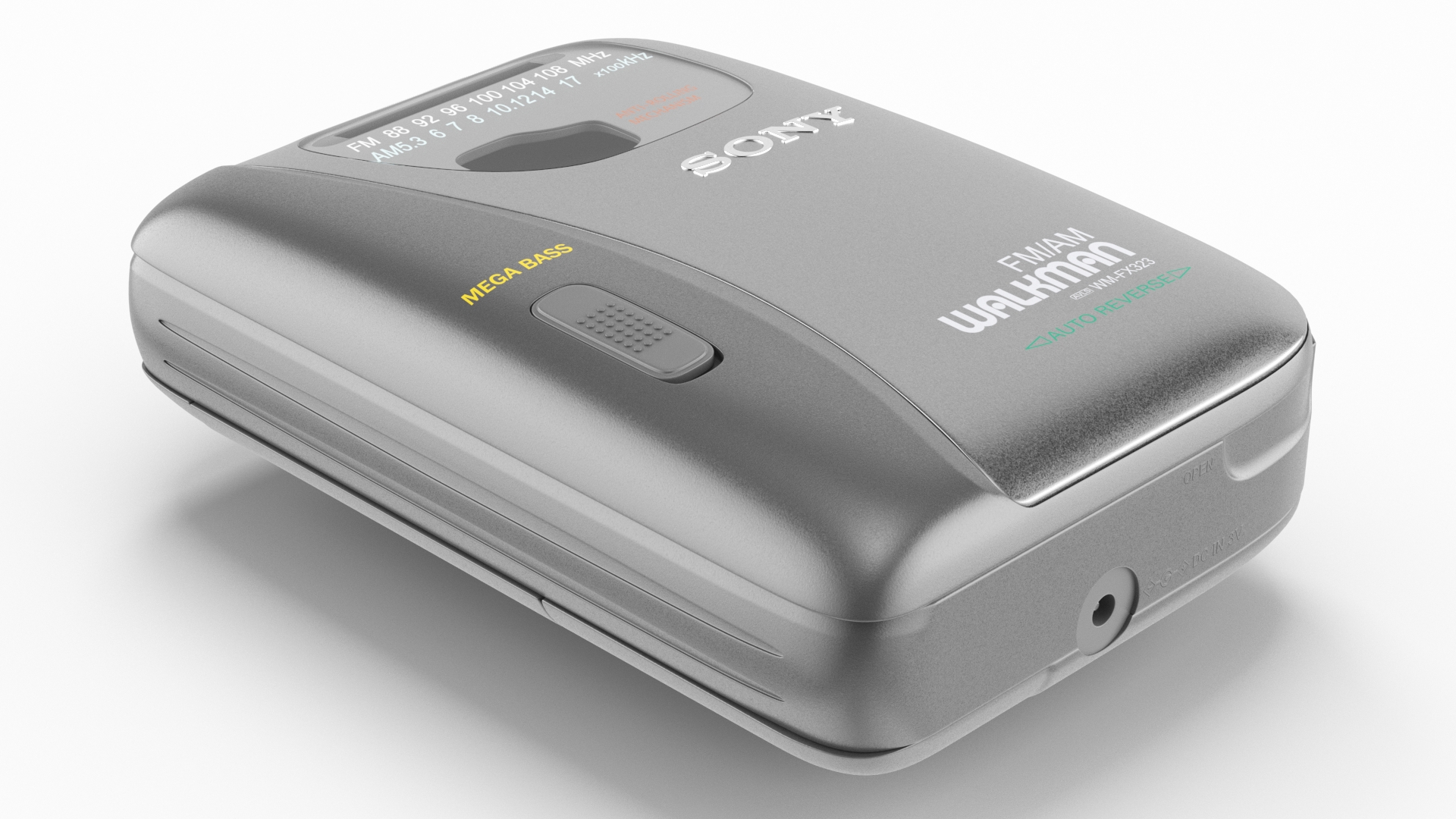 3D Vintage Sony Walkman Cassette Player