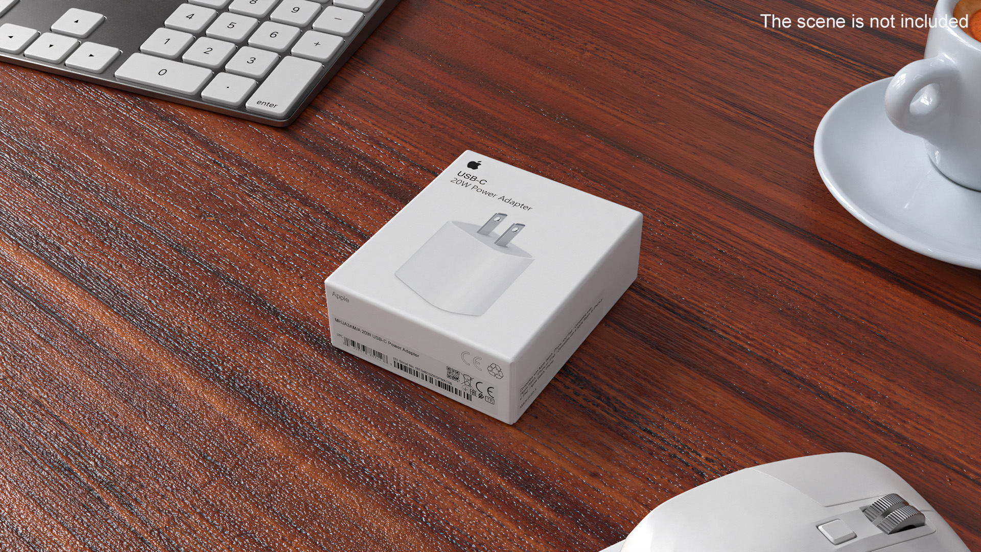 Apple USB-C Power Adapter Retail Packaging 3D