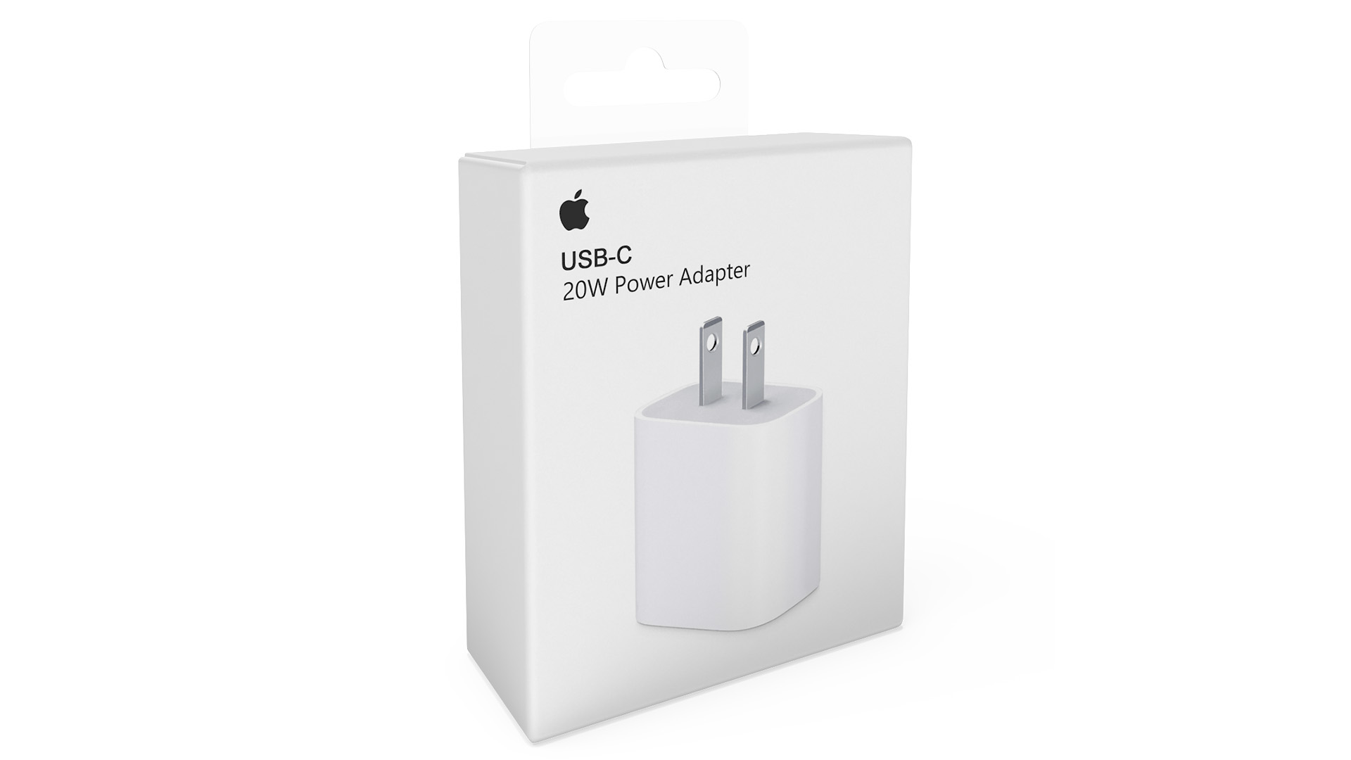Apple USB-C Power Adapter Retail Packaging 3D