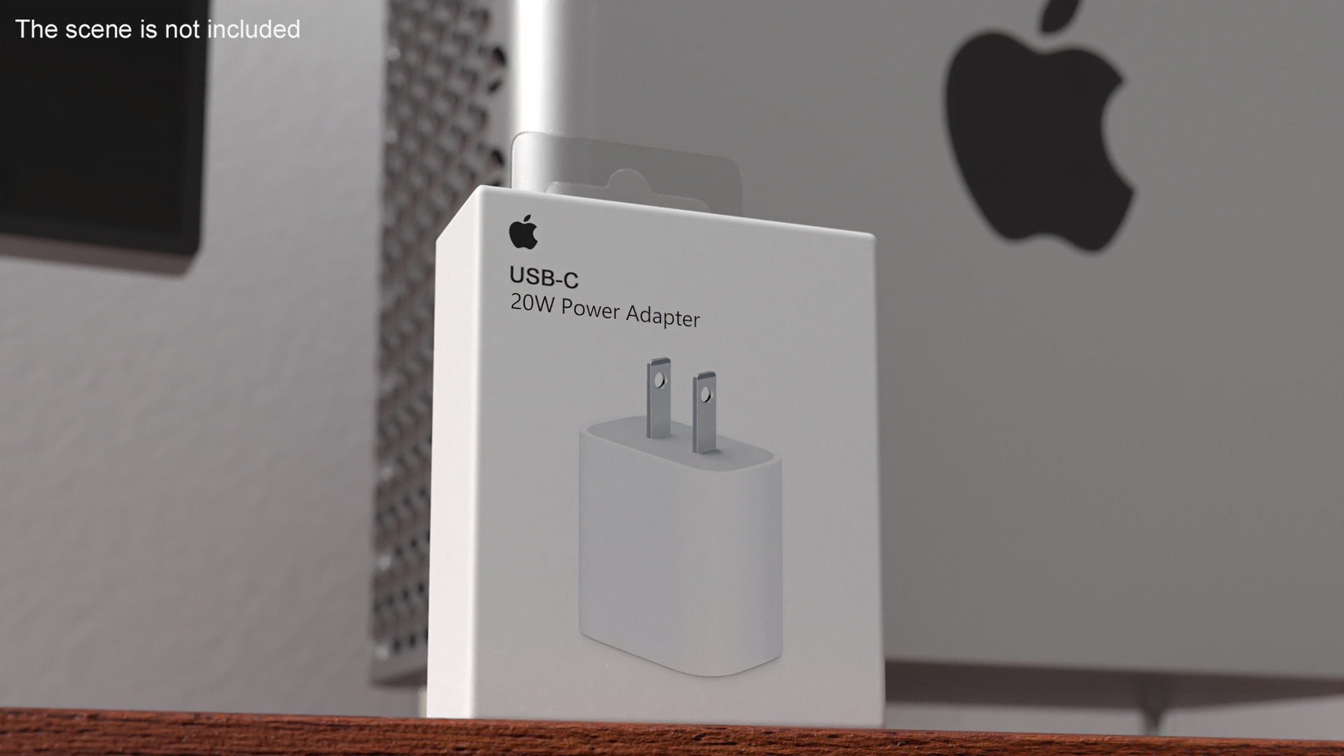 Apple USB-C Power Adapter Retail Packaging 3D